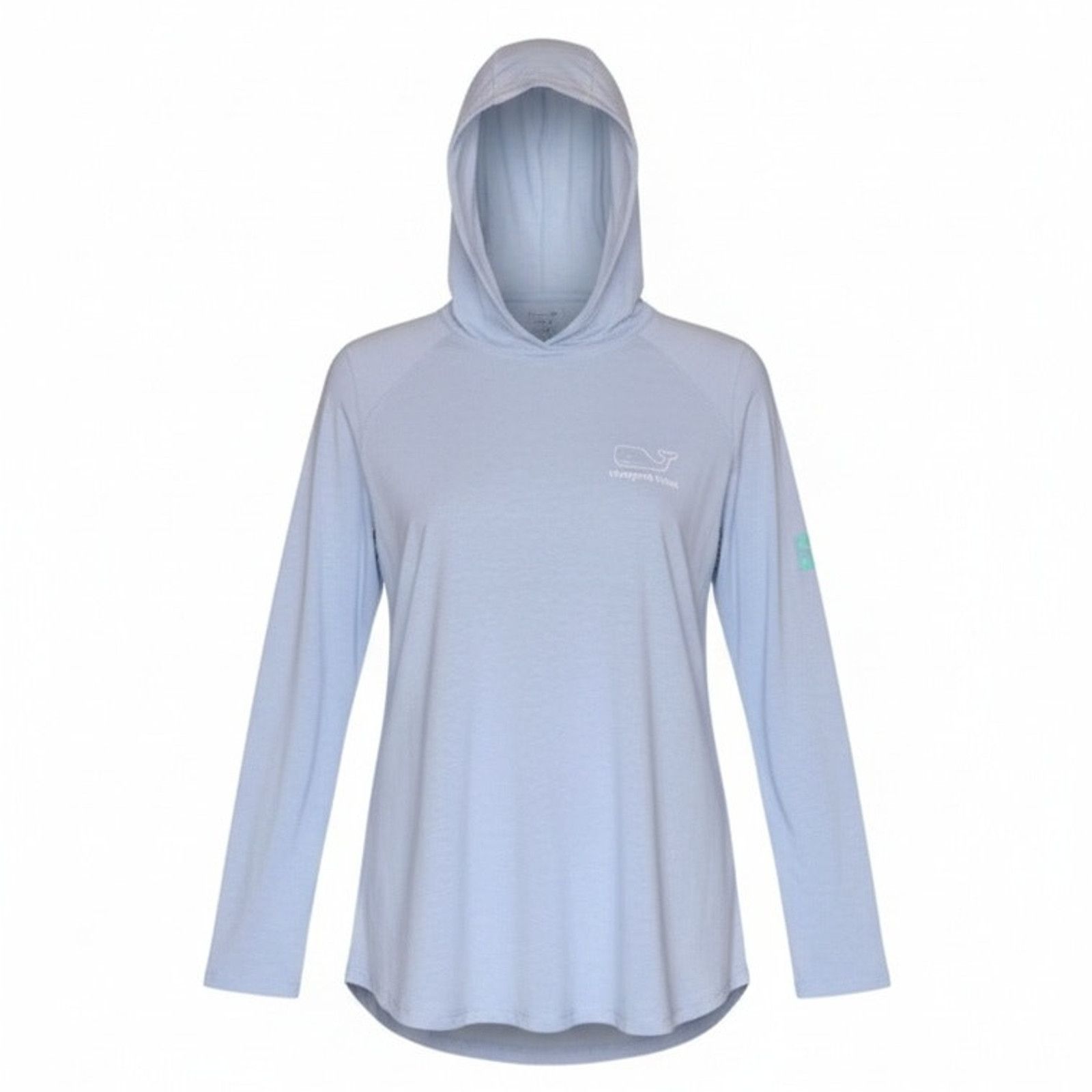 Vineyard Vines Vineyard Vines Womens Hooded Long Sleeve T-Shirt Blue XS Size XS / US 0-2 / IT 36-38 - 1 Thumbnail