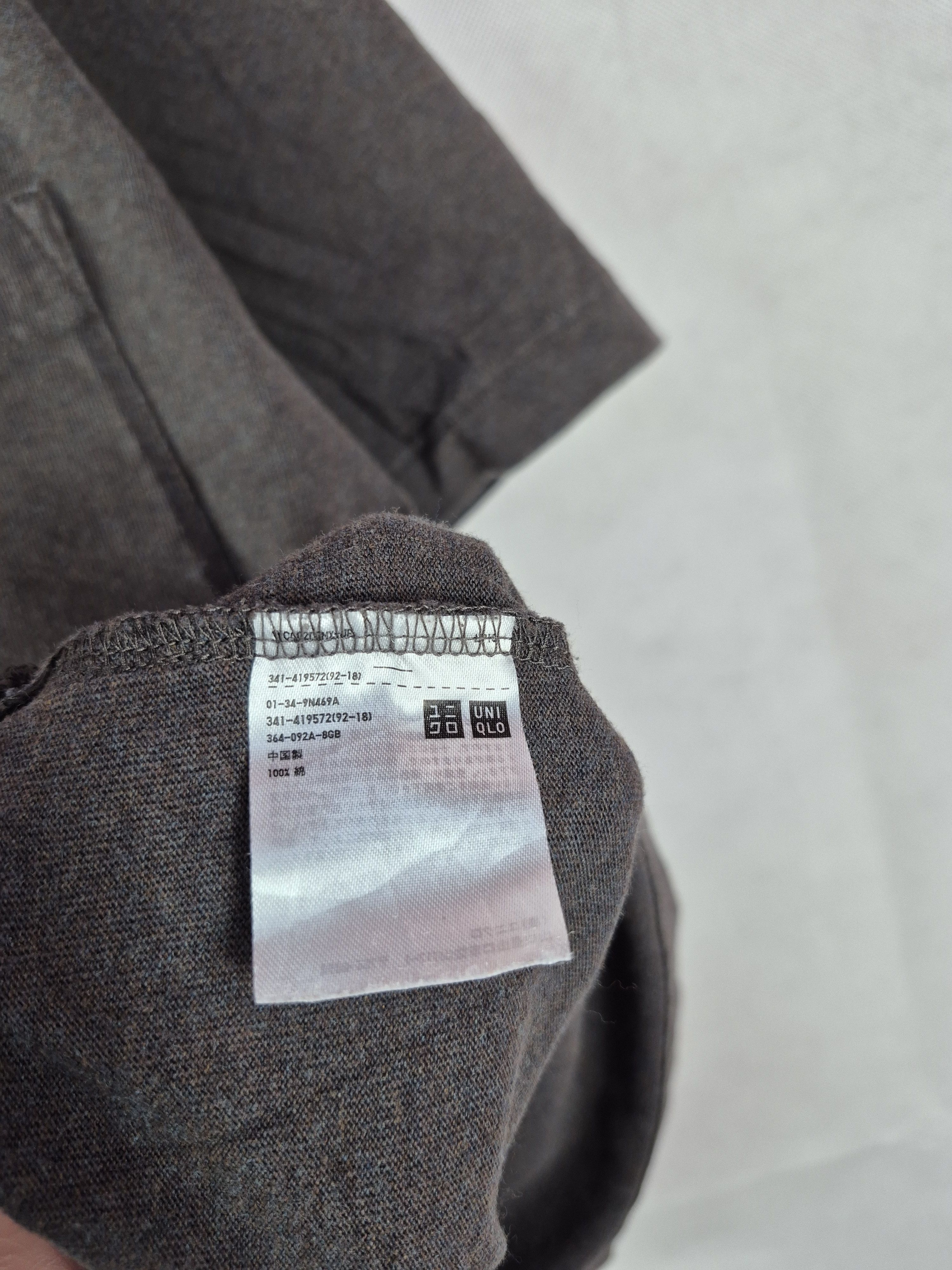 Lemaire × Uniqlo 🔥 Uniqlo U Lemaire Brown Pocket Tee Size US L / EU 52-54 / 3 - 6 Thumbnail