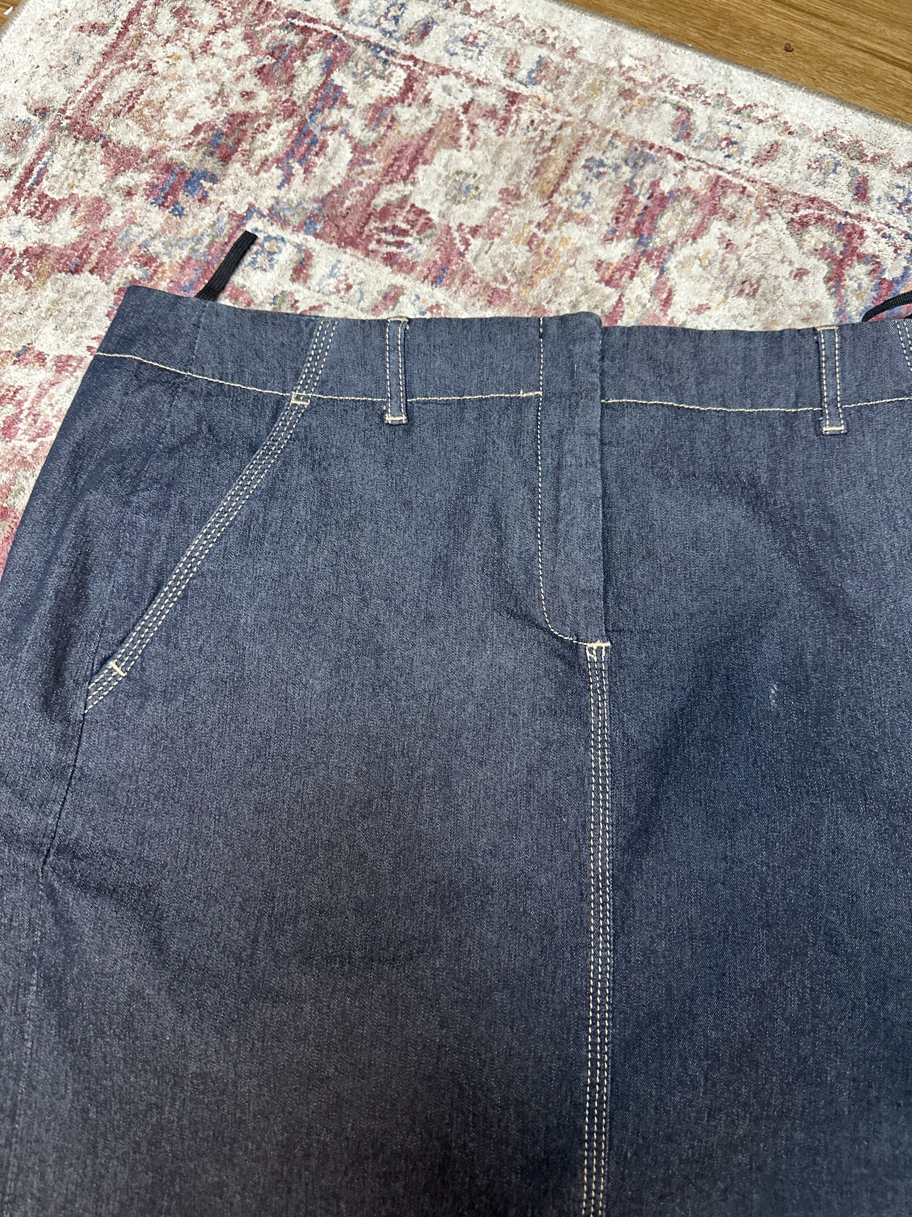 Louis Feraud Louis Feraud Women's Denim Skirt Size 6 Size M / US 6-8 / IT 42-44 - 2 Thumbnail