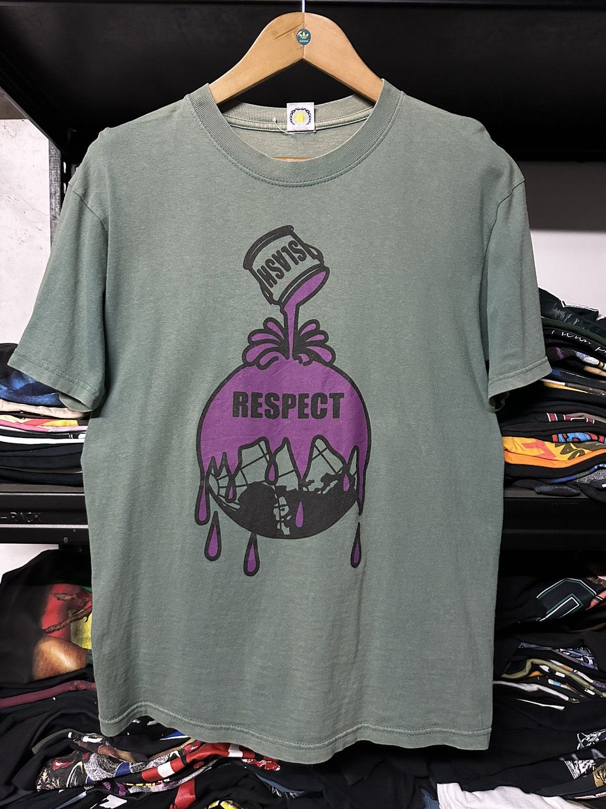 Microsoft × Vintage Vintage Slash Fabricant Respect Sun Faded Tee Size US M / EU 48-50 / 2 - 1 Thumbnail