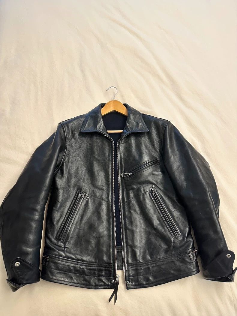 Freewheelers Freewheelers Tea-core horseskin jacket leather coat-2506 Size US XL / EU 56 / 4 - 1 Thumbnail