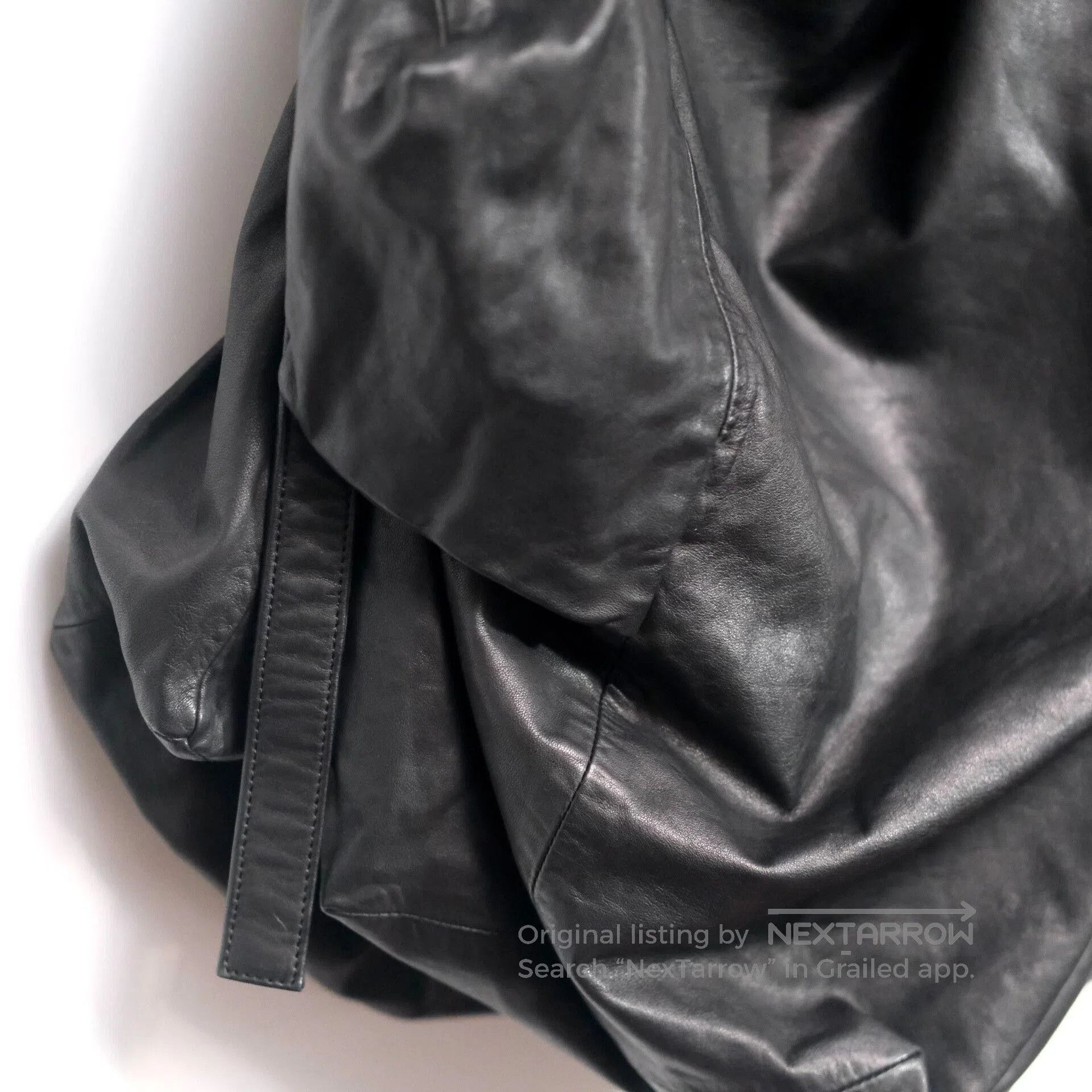 Yohji Yamamoto Yohji Yamamoto Leather Tote Bag. Size ONE SIZE - 5 Thumbnail