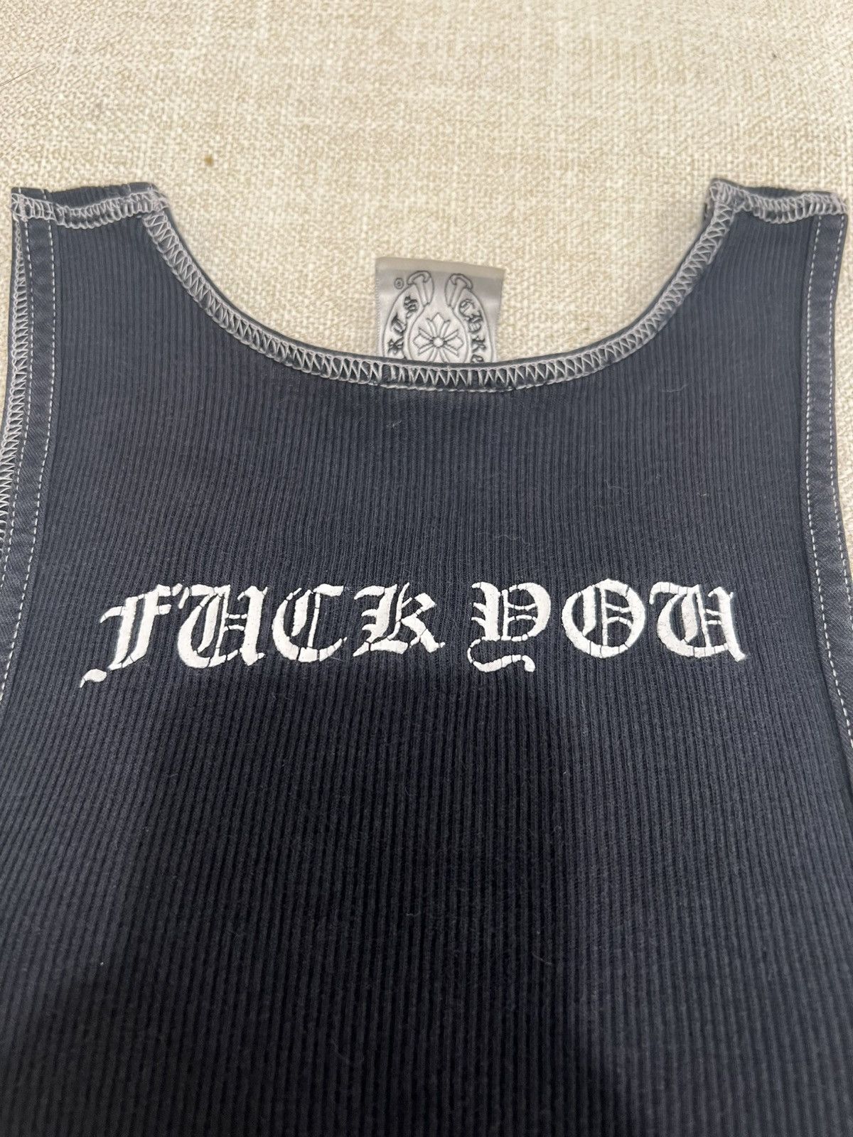 Chrome Hearts Chrome Hearts Fuck You / Rib Knit Size US M / EU 48-50 / 2 - 3 Thumbnail