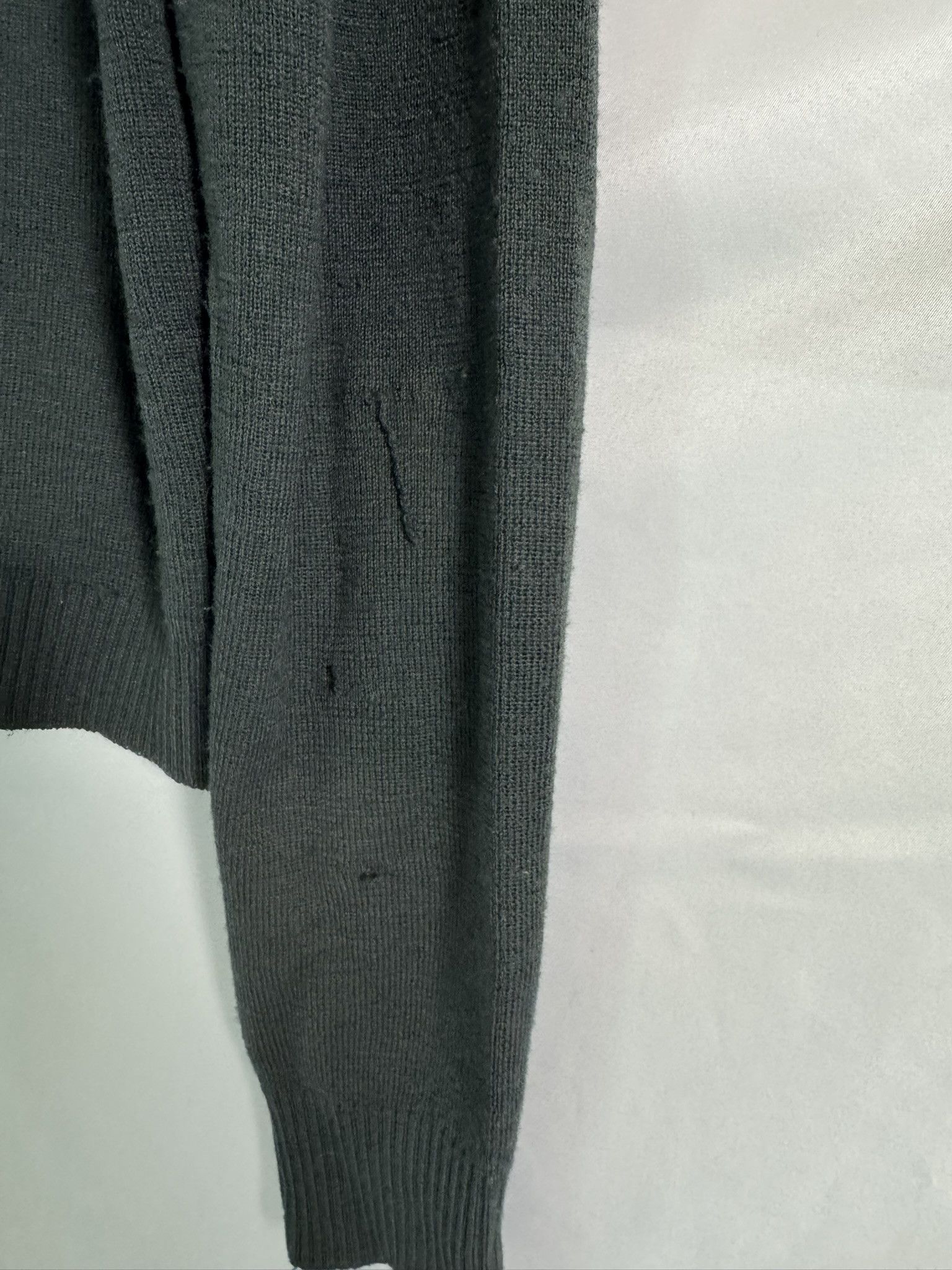 Maison Margiela Vintage Martin Margiela Forest Green Merino/Acrylic Cardigan Size L / US 10 / IT 46 - 5 Thumbnail
