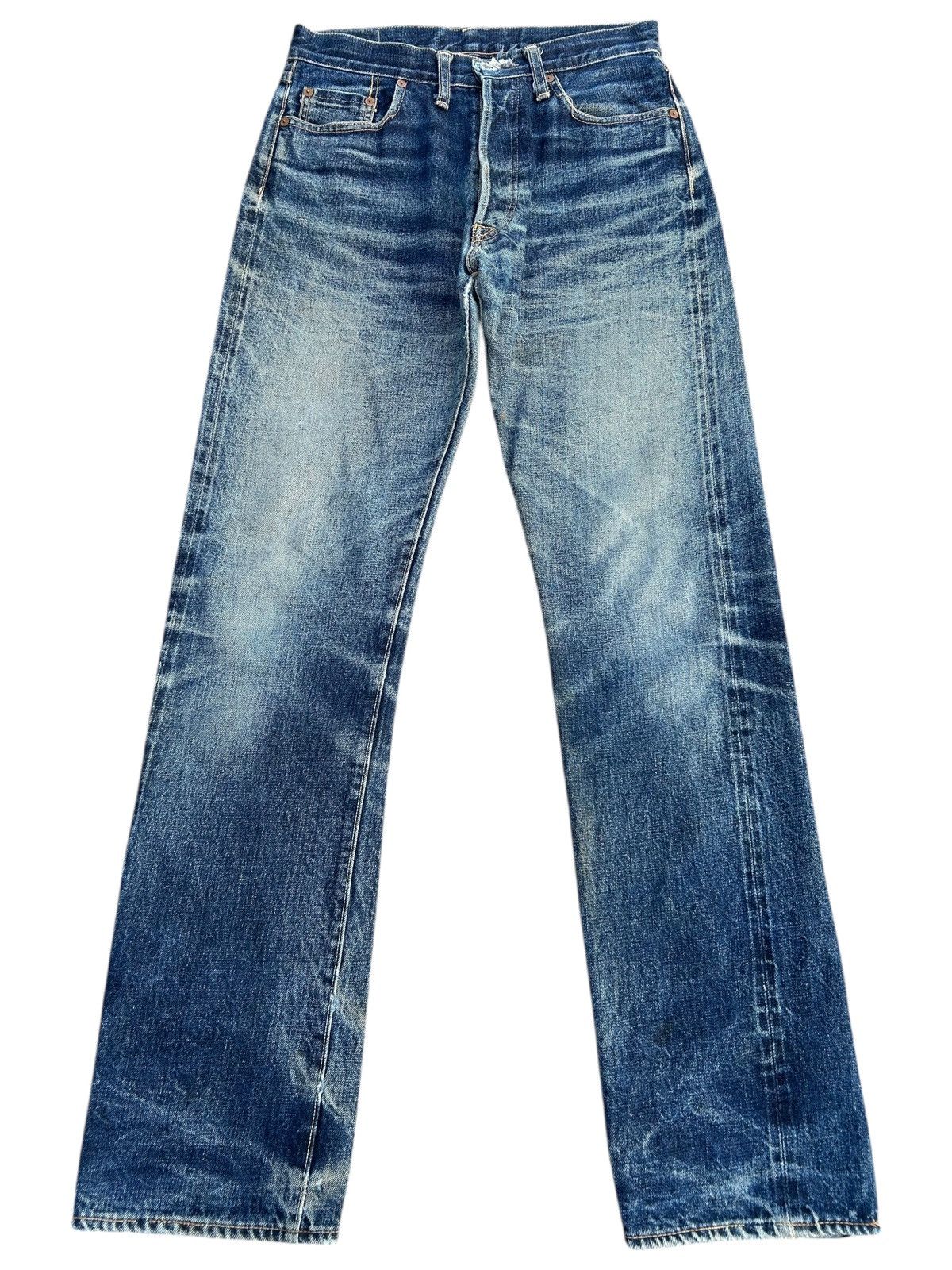 Kapital Thrashed Vintage Denime Selvedge Denim Jeans Size US 29 - 1 Thumbnail