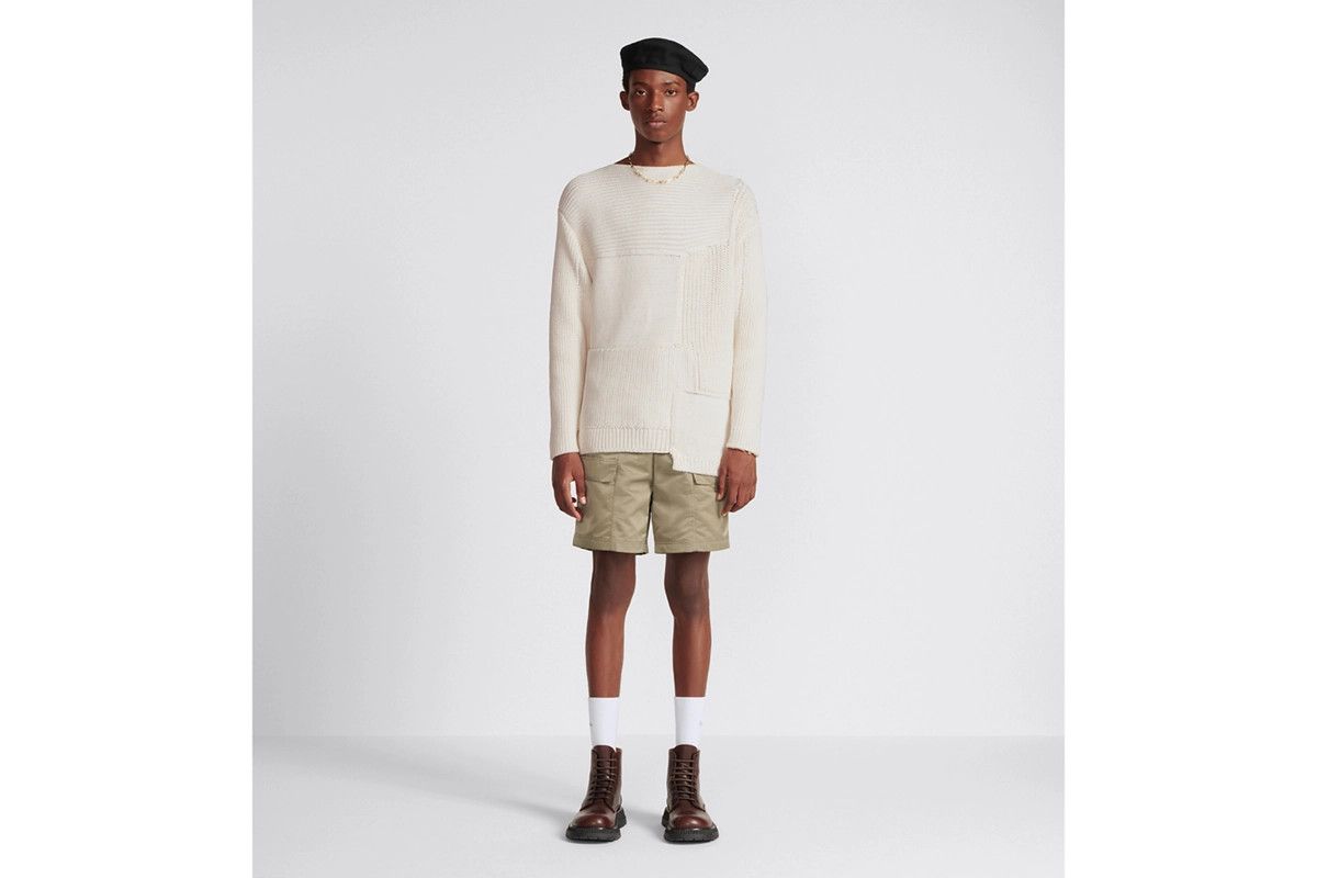 Dior o1bcso1str0225 Cargo Bermuda Shorts in Beige Size US 34 / EU 50 - 4 Thumbnail