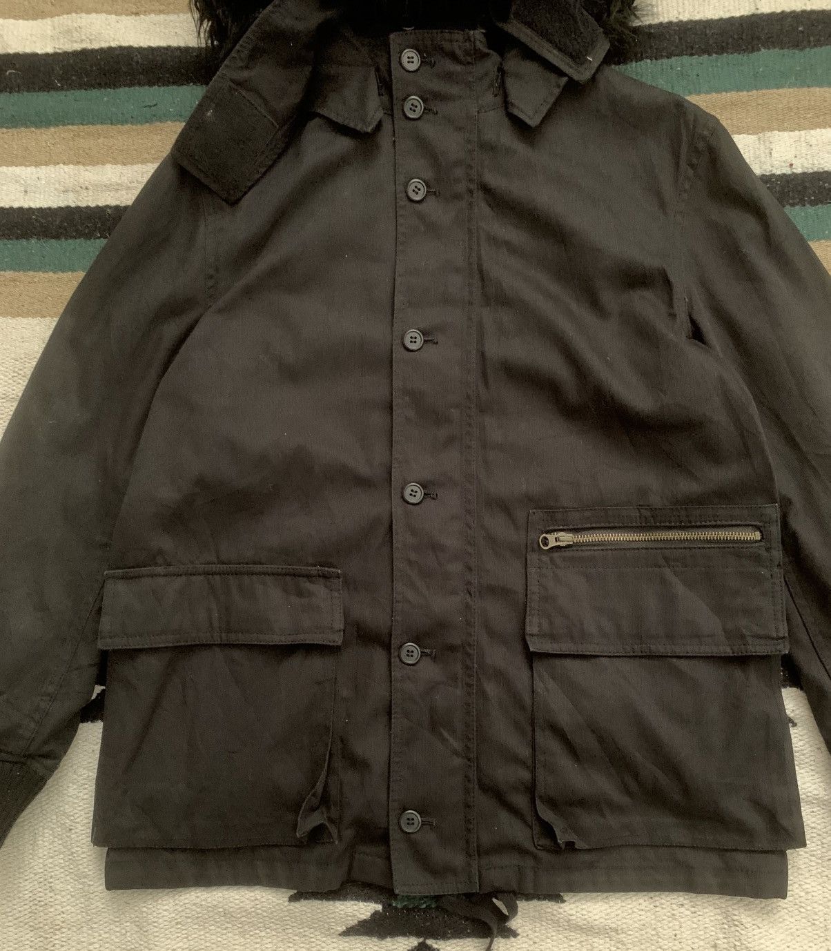 PPFM (A44) Ppfm Fur Lining Heavy Jacket Military Hoodie Jacket Size US M / EU 48-50 / 2 - 7 Thumbnail