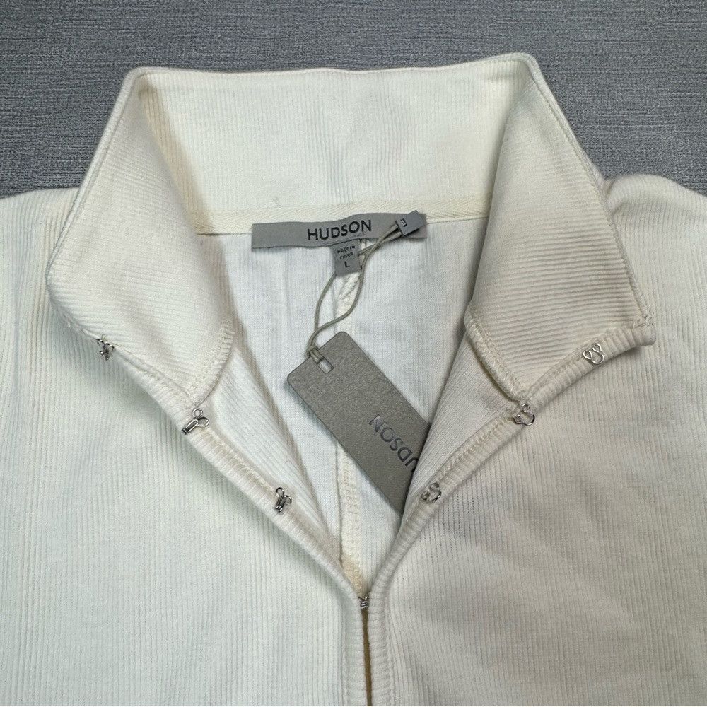 Hudson NWT New $145 Hudson Long Sleeve Hook & Eye Ecru Bodysuit Si Size L / US 10 / IT 46 - 6 Thumbnail
