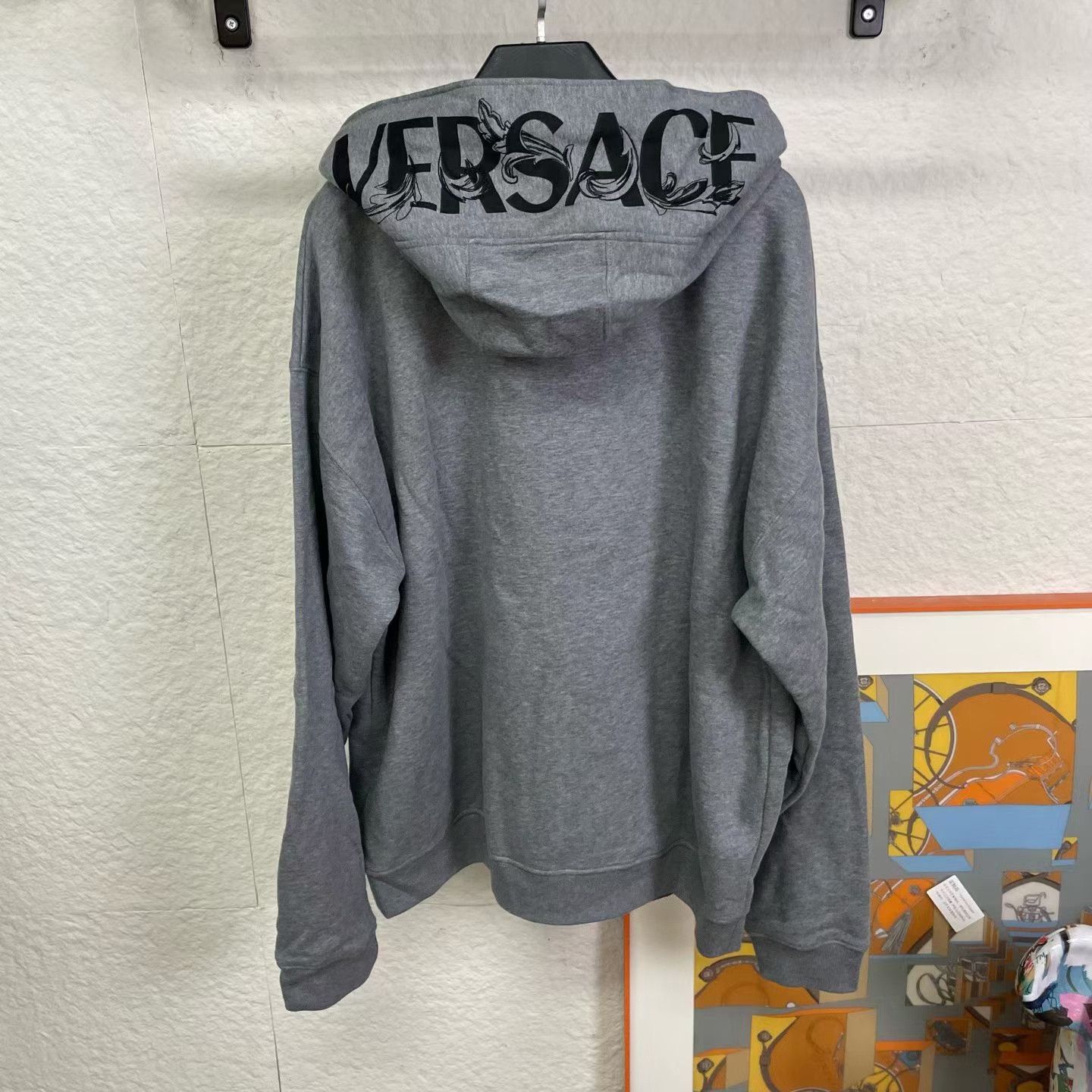 Versace Versace Gray Letter Jacket Size US M / EU 48-50 / 2 - 2 Thumbnail