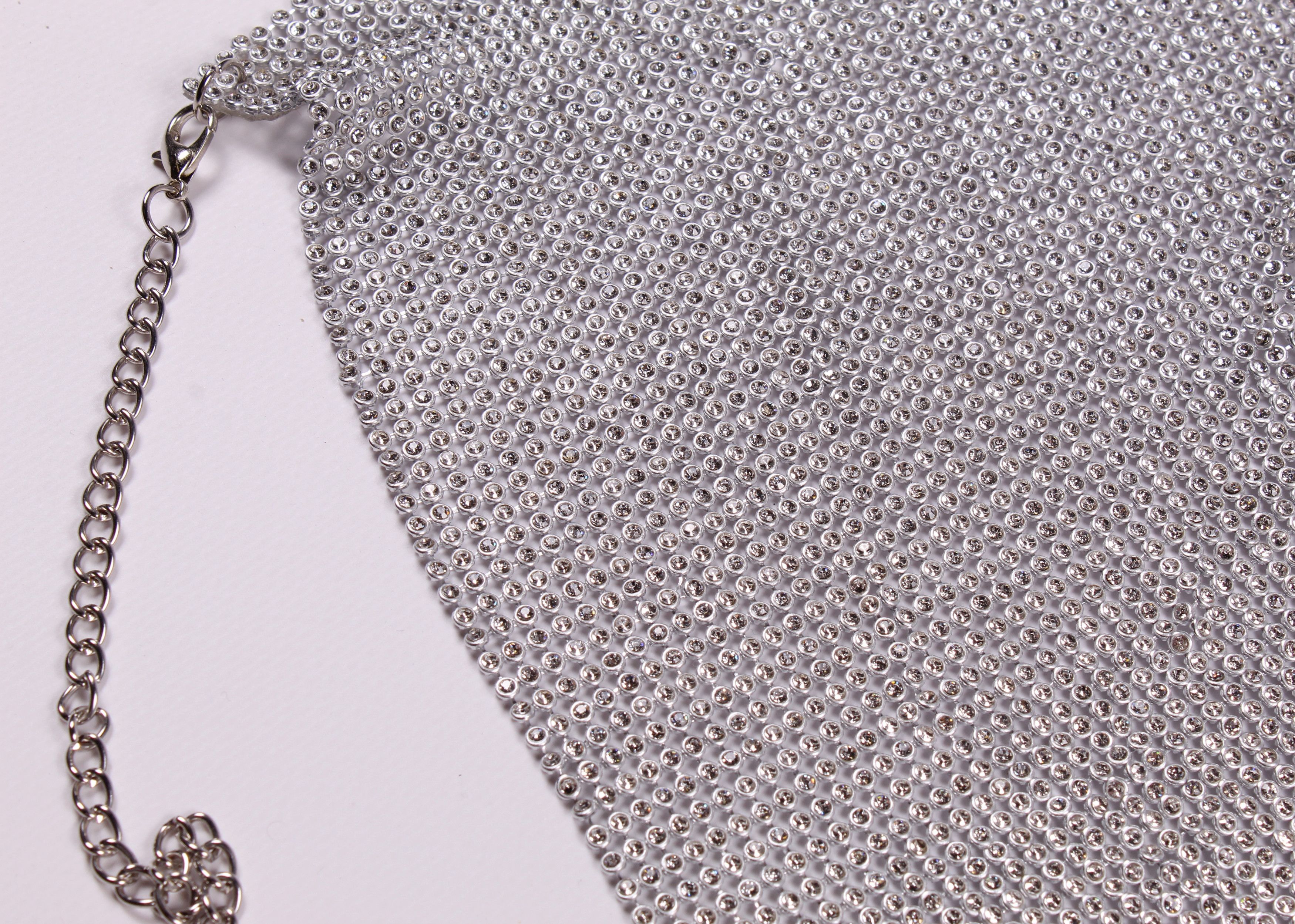 Vintage Vintage Y2K Chainmail Cropped Chrystal Top Size ONE SIZE - 3 Thumbnail