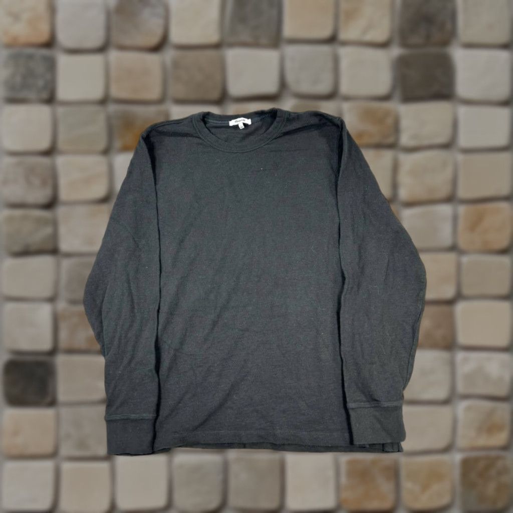 Madewell Madewell Sweater Women's Large Black Cotton Pullover Crew Neck Long Sleeve Knit Pullover Casual Fall Winter Mens? Size L / US 10 / IT 46 - 1 Thumbnail