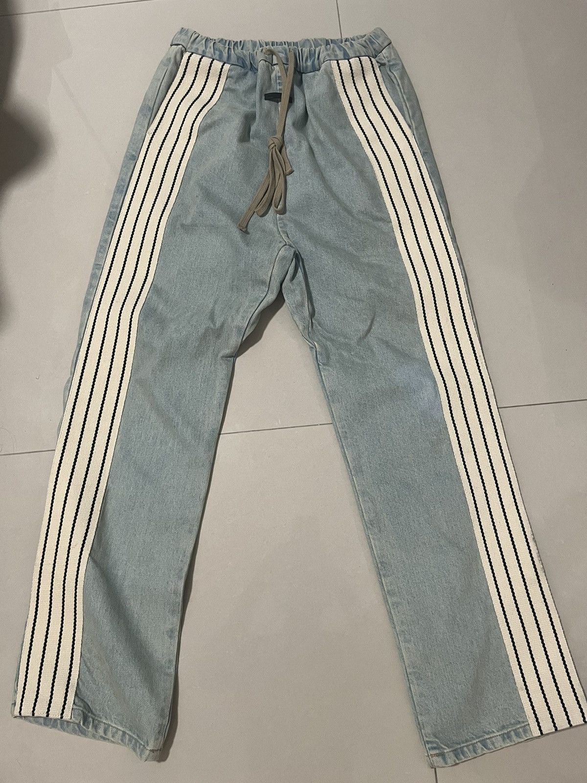 Fear of God FEAR OF GOD BLUE STRIPED FORUM PANTS 8TH COLLECTION sz S Size US 31 - 10 Thumbnail