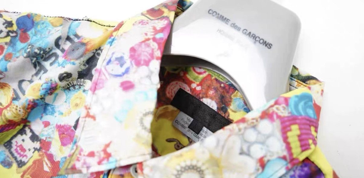 Comme des Garcons Comme des Garçons Graffiti Floral Shirt Size US S / EU 44-46 / 1 - 7 Thumbnail