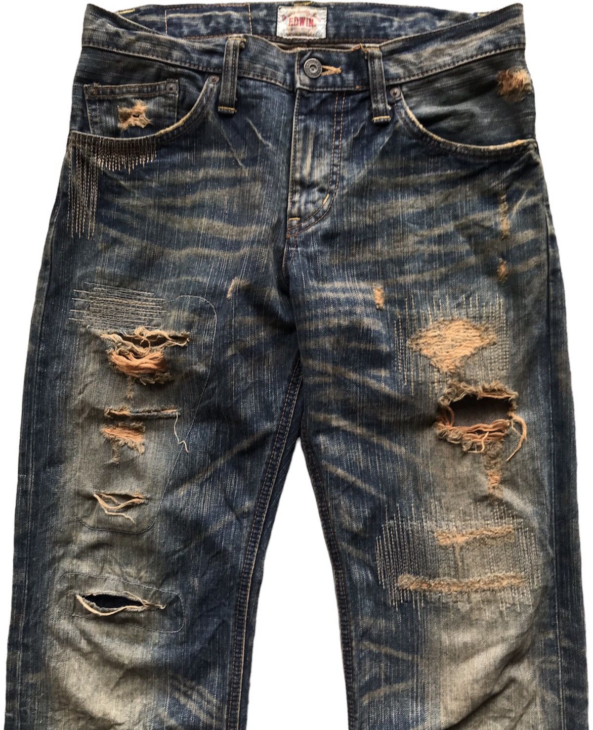 Edwin Edwin 403XV Distressed Denim kapital Style Size US 32 / EU 48 - 3 Thumbnail
