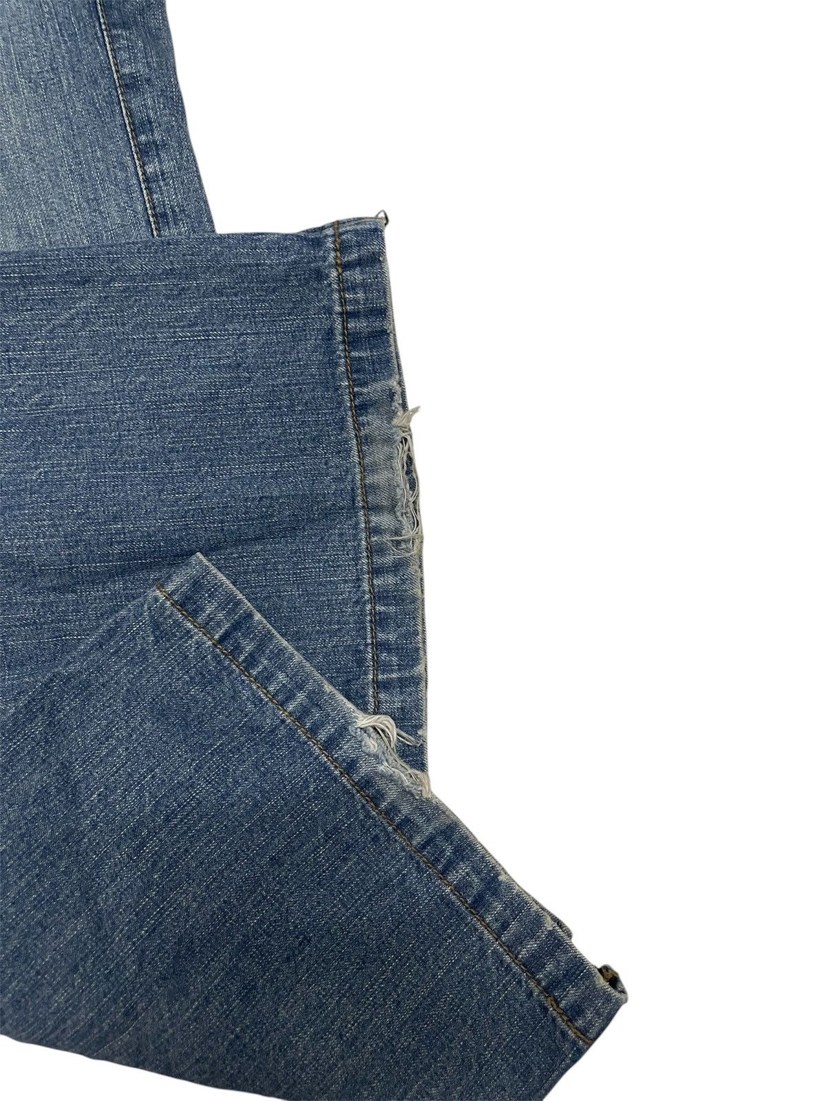 Issey Miyake RARE Tsumori Chisato Tactical Cargo Flared Patchwork Jeans Size US 35 - 10 Thumbnail