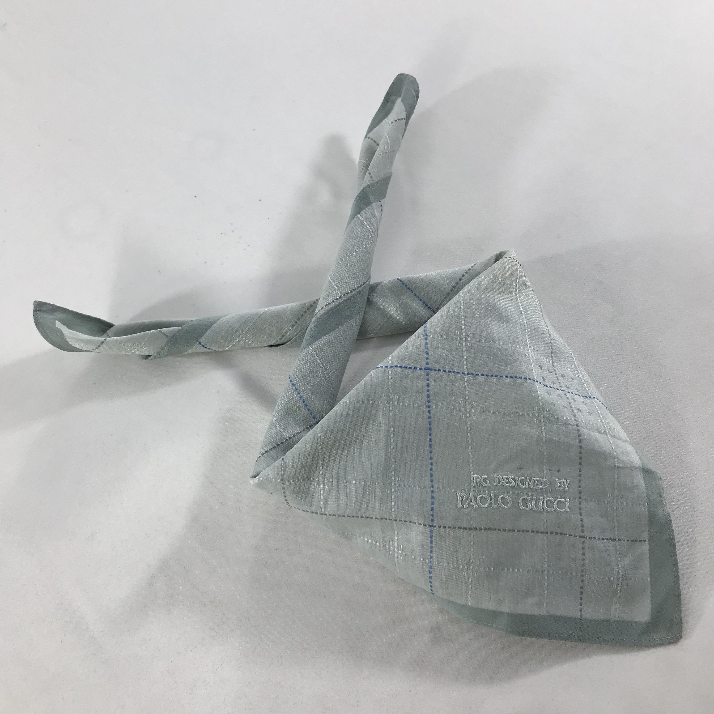 Paolo Gucci × Vintage Paolo Gucci Bandana / Handkerchief / Neckerchief - S1678 Size ONE SIZE - 4 Thumbnail