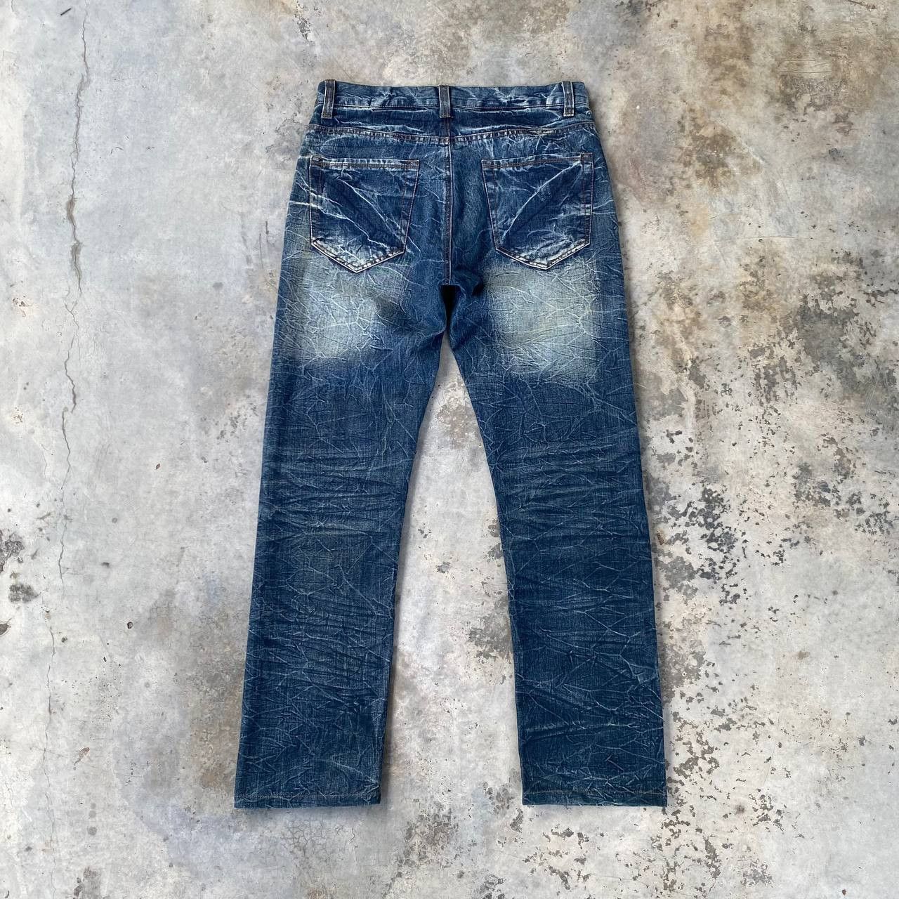 20471120 × LOWBOX × Tornado Mart LOWBOX JAPAN THUNDERSTORM WASH TIGER CLAW SCATTER CRACK MARK Size US 31 - 5 Thumbnail