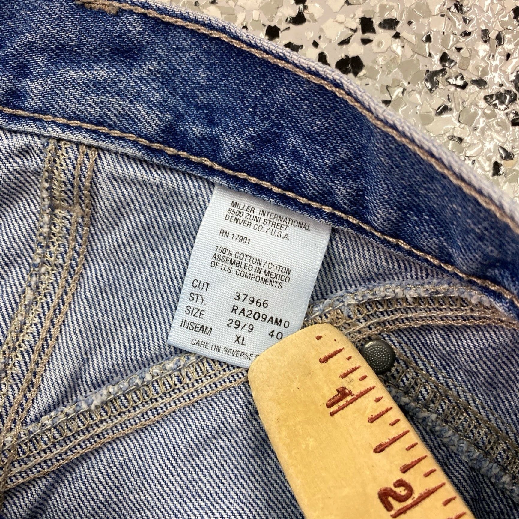 Vintage VINTAGE Rocky Mountain ROCKIES High Rise Western Bareback Jeans 29/9 XL Womens Blue 80s 90s Cowboy Western Jeans Size 40" / US 18 - 3 Thumbnail
