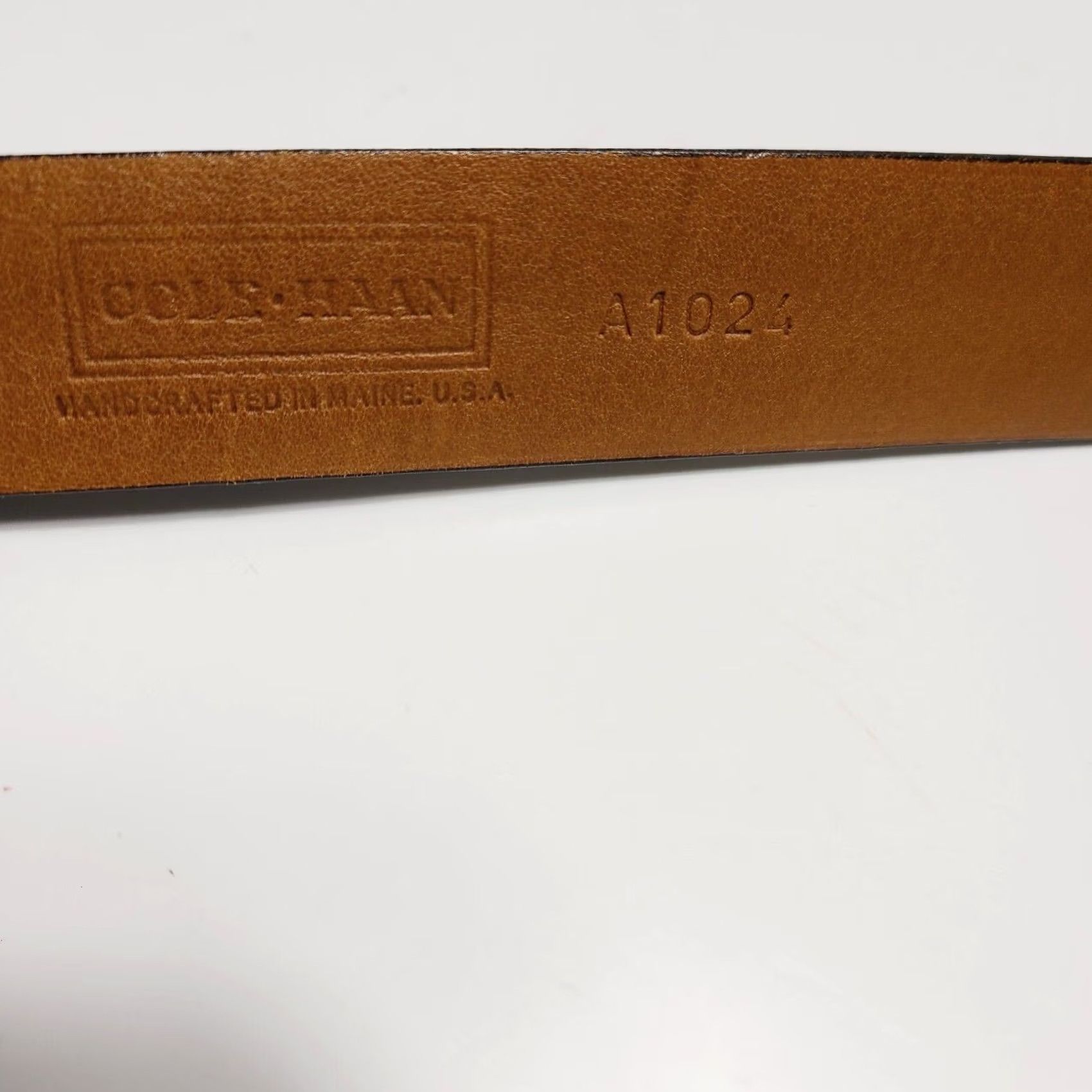 Cole Haan Cole Haan Belt Black Brown Men 36/90 Genuine Leather Brass Buckle 1-1/4" Belt 1-1/4" Mens Brown Black Leather Brass Buckle 36/90 Size 36 - 5 Thumbnail