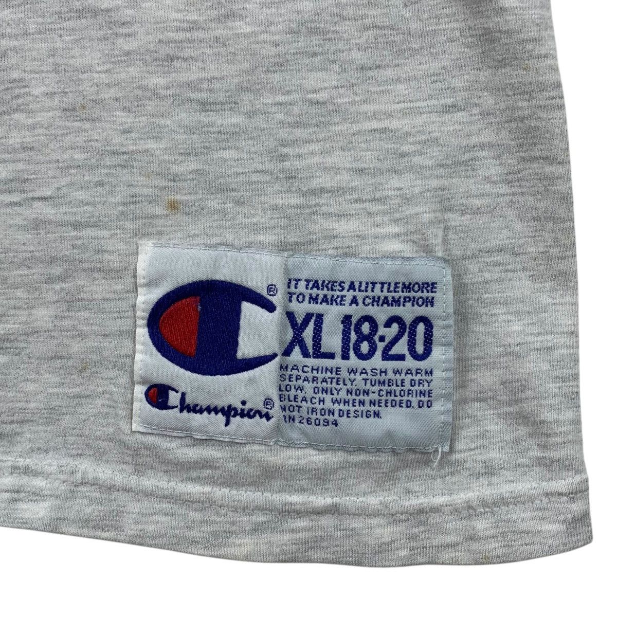 Champion Vintage 90s CHAMPION Brand Logo Print Sleeveless Grey Shirt Size US XL / EU 56 / 4 - 5 Thumbnail