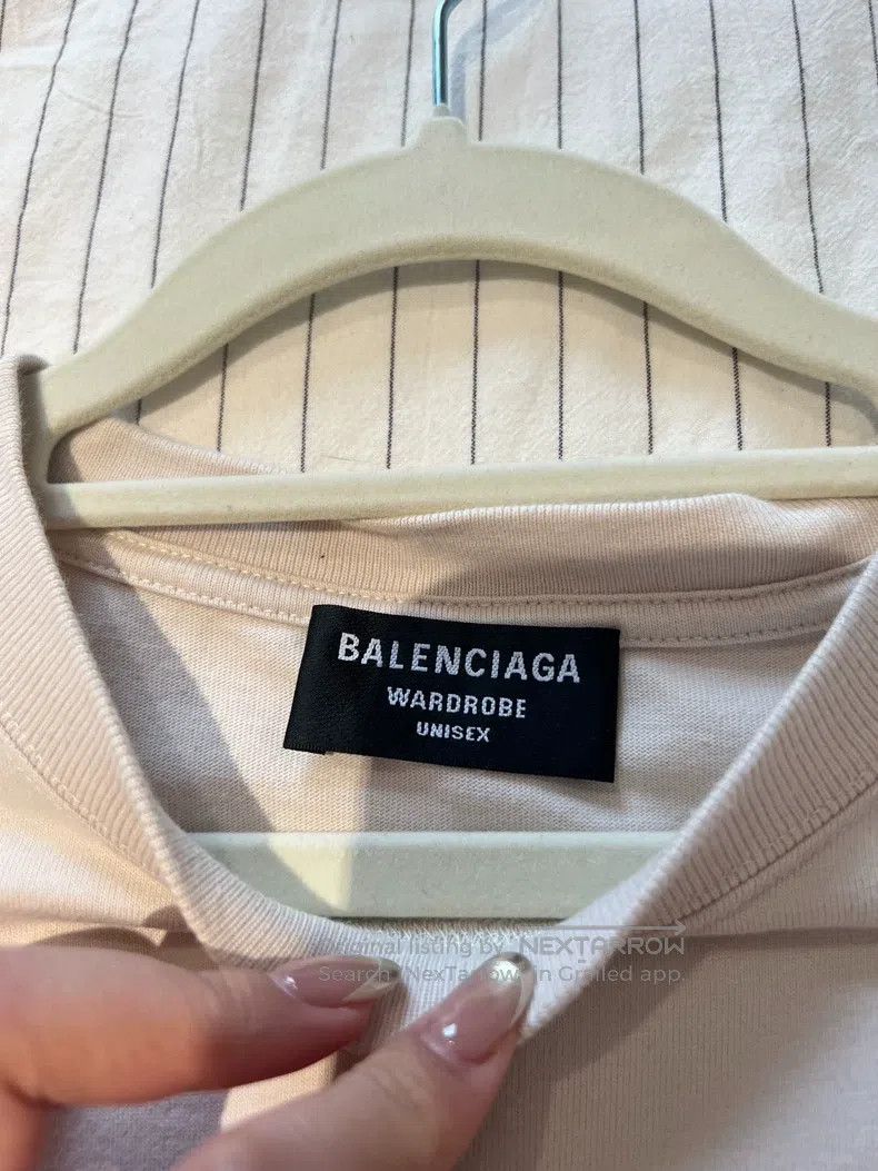 Balenciaga Balenciaga Front and back lettering short-sleeve Size US S / EU 44-46 / 1 - 4 Thumbnail