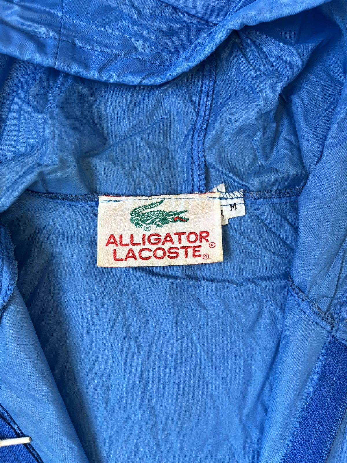 Lacoste × Vintage 90s Vintage Lacoste Packable Raincoat Size US M / EU 48-50 / 2 - 7 Thumbnail