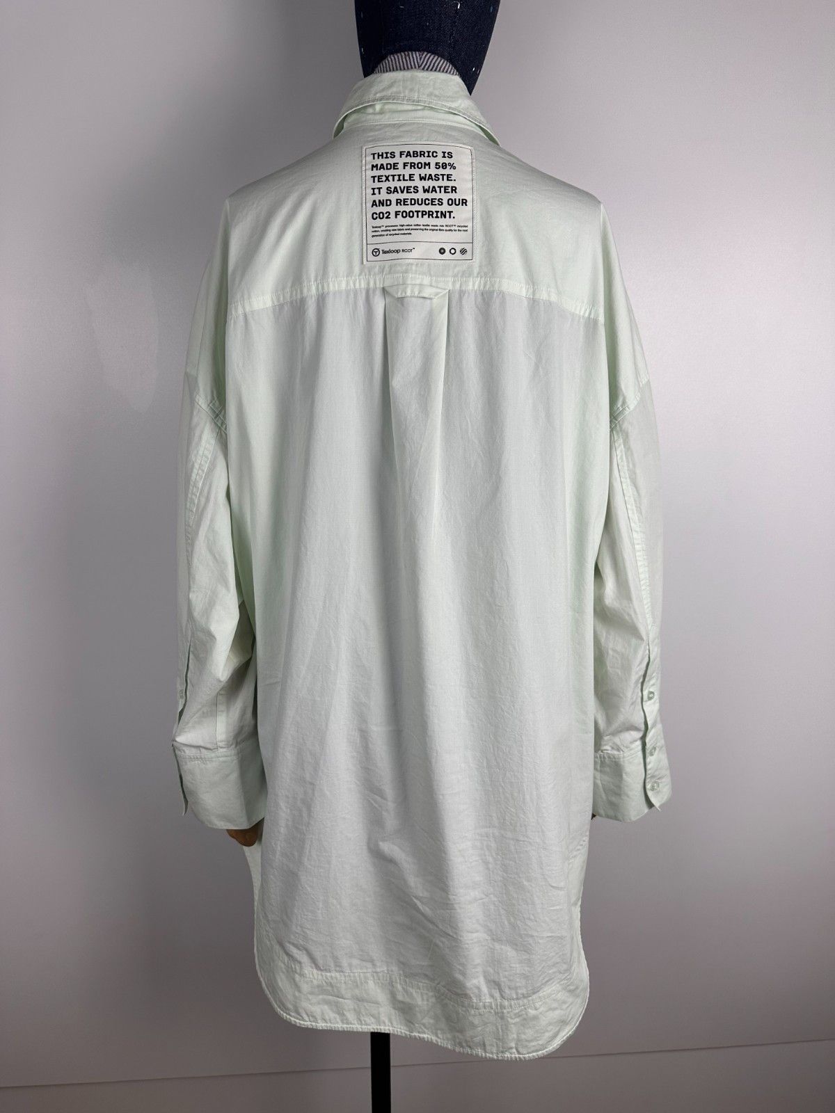 H&M H&M Innovation Science Story Oversized Cotton Shirt Size XS Size XS / US 0-2 / IT 36-38 - 5 Thumbnail