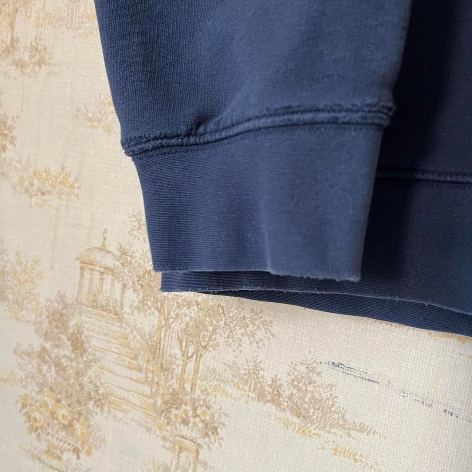 Nike 00s Y2K Nike Mini Swoosh Sweatshirt | Thrashed Navy | L Size US L / EU 52-54 / 3 - 4 Thumbnail