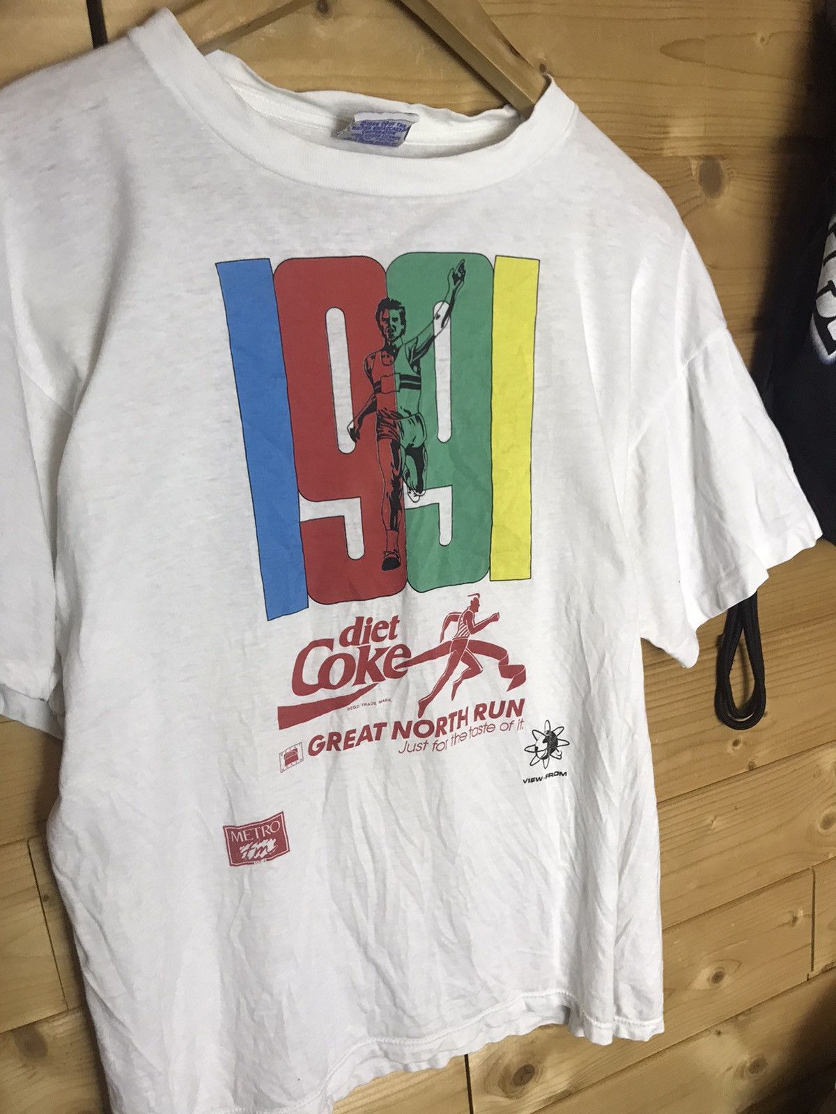 Vintage Vintage 1991 great north run single stitch t-shirt Size US M / EU 48-50 / 2 - 3 Thumbnail