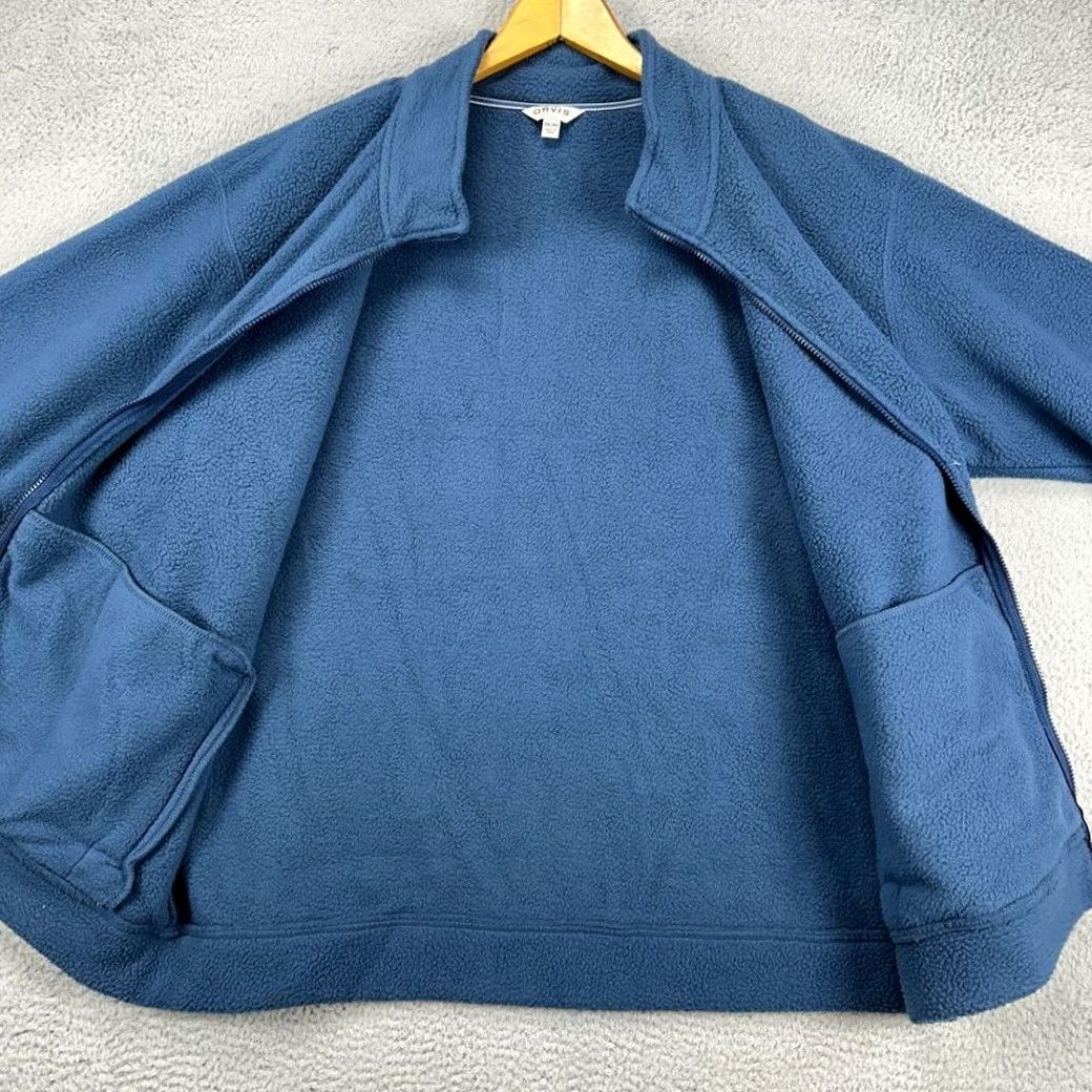 Orvis Orvis Fleece Jacket Blue 2XL Full Zip Logo Mens High Pile Chest 56in Length 29in Outdoor Casual Jacket Size US XXL / EU 58 / 5 - 4 Thumbnail