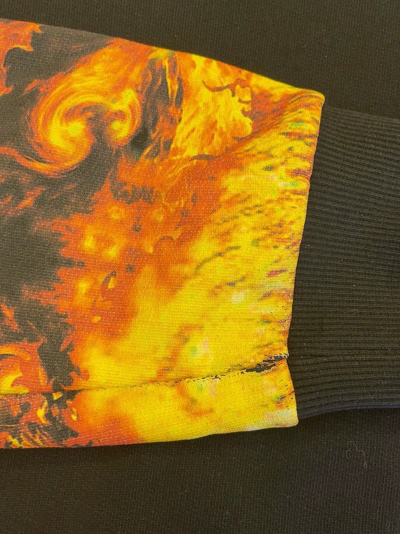 Givenchy Givenchy GVC vintage flame hem hoodie, 14SS size Size US L / EU 52-54 / 3 - 3 Thumbnail