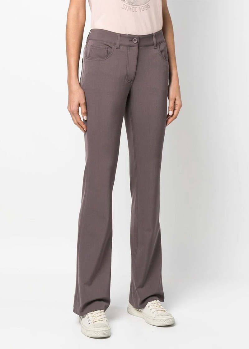 Acne Studios o1y0725 Casual Pant in Chocolate Brown Size 27" / US 4 / IT 40 - 2 Thumbnail