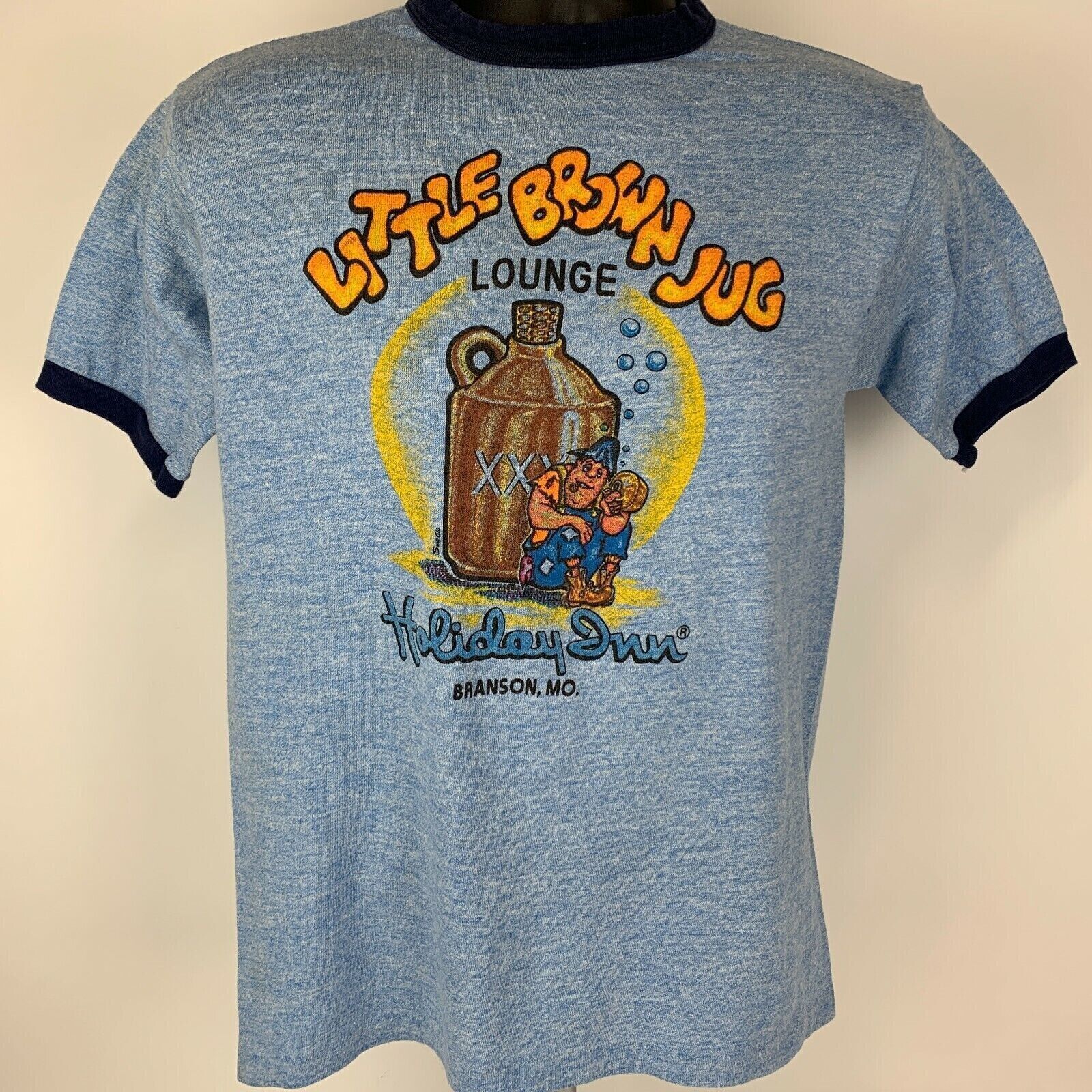 Vintage Vintage 80s Little Brown Jug Lounge T Shirt Branson S Small Size US S / EU 44-46 / 1 - 2 Thumbnail