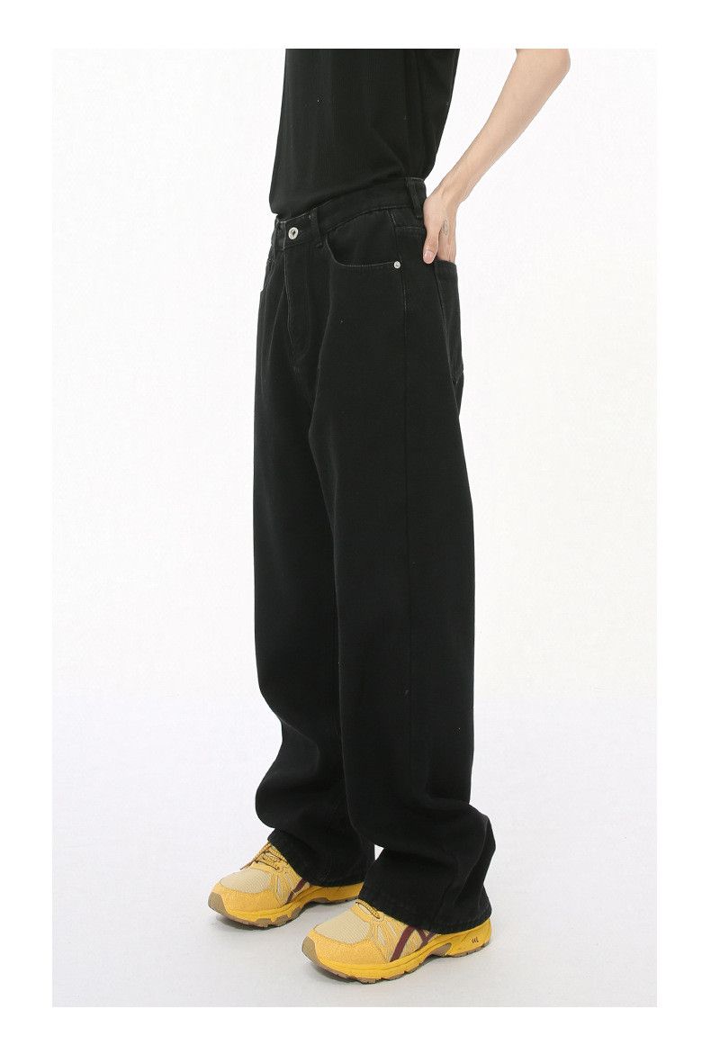 Japanese Brand Men's Japanese retro vibe style straight leg wide-leg jeans Size US 32 / EU 48 - 3 Thumbnail