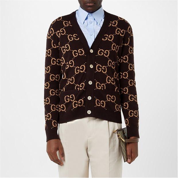 Monogram Jacquard Cardigan