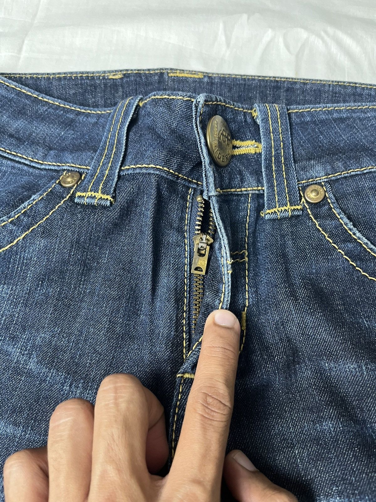 If Six Was Nine × Lee Lee Riders Union Made Bootcut Jeans Size 28" / US 6 / IT 42 - 9 Thumbnail