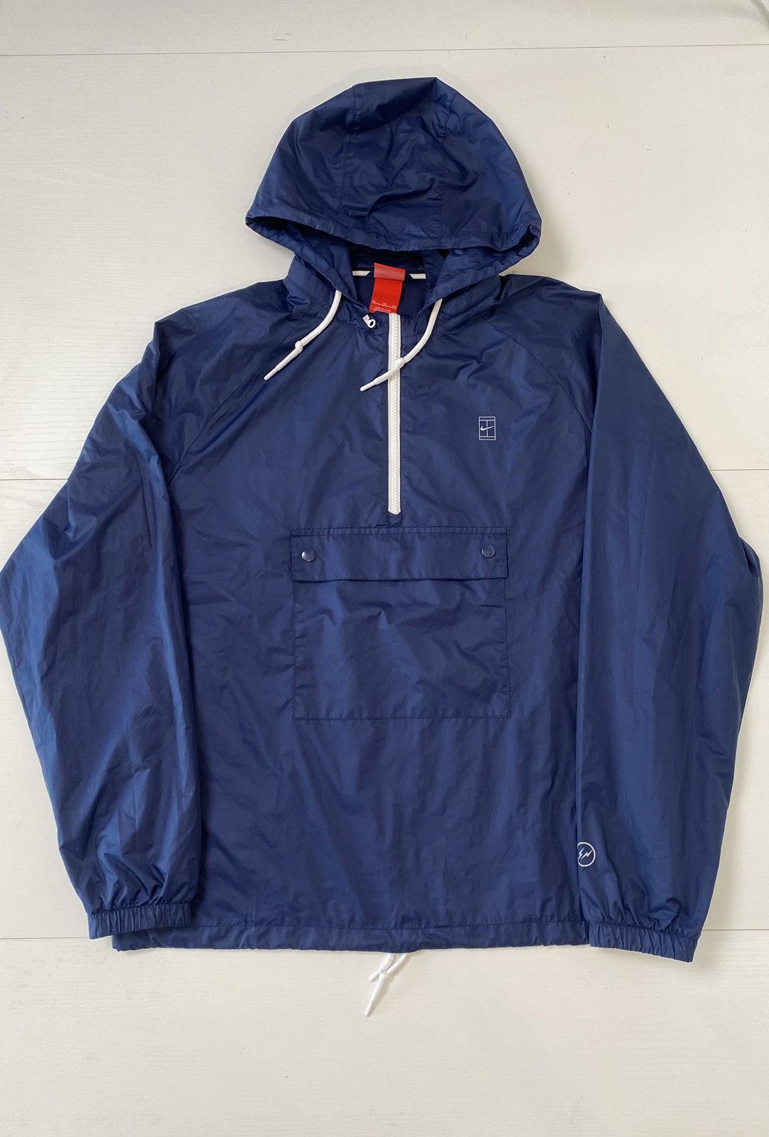 Nike DESCRIPTION Nike x Fragment windbreaker, size XL, blue used Size US XL / EU 56 / 4 - 1 Thumbnail