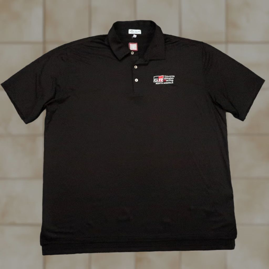 Peter Millar Peter Millar Polo Shirt Mens 2XL Black Performance Golf | Peter Millar Polo Shirt Mens Black 2XL Golf Performance Polo Clothing Size US XXL / EU 58 / 5 - 1 Thumbnail