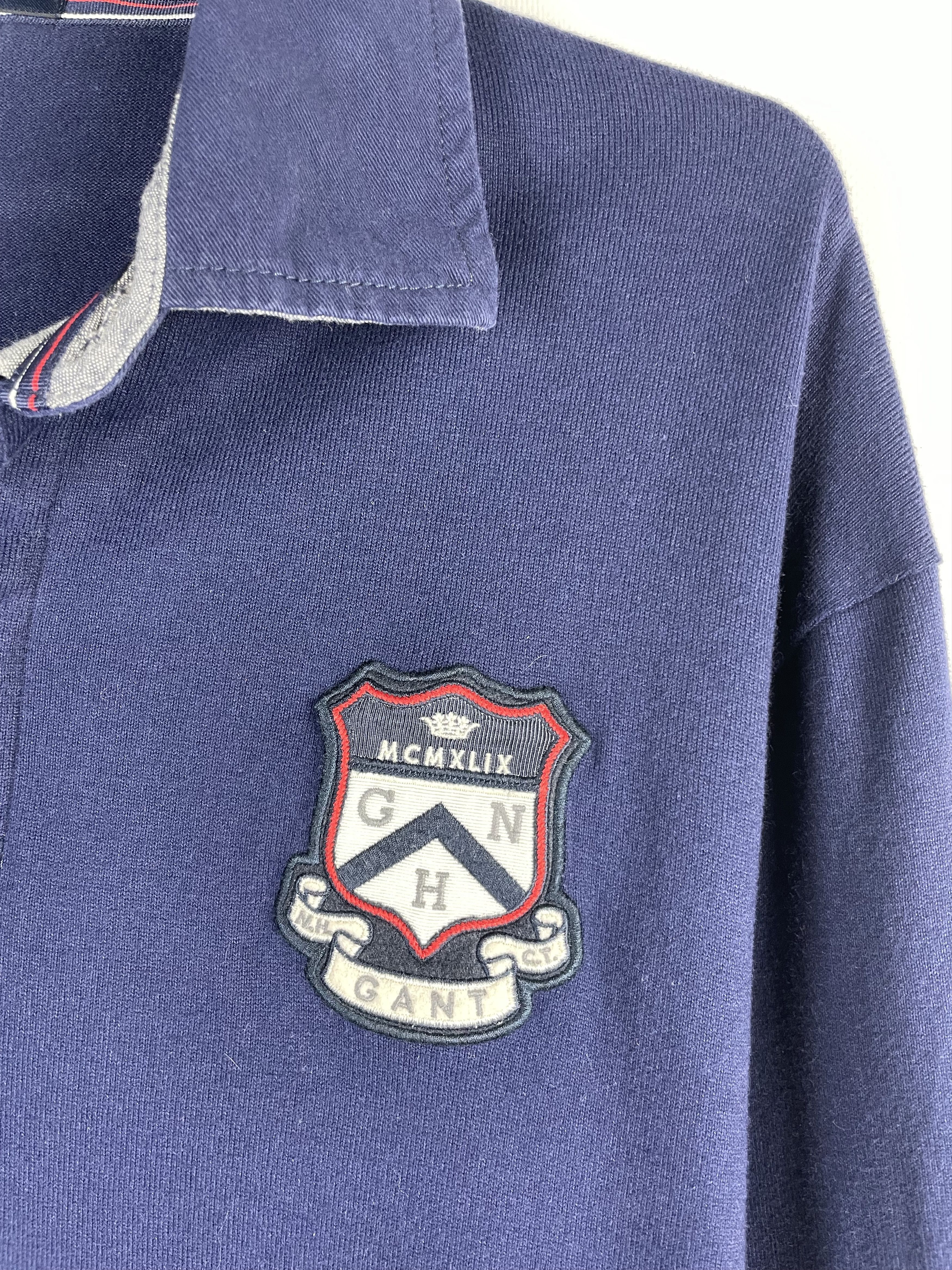 Gant Vintage 90s Gant Rugby Long Sleeve Shirt Size US XL / EU 56 / 4 - 5 Thumbnail