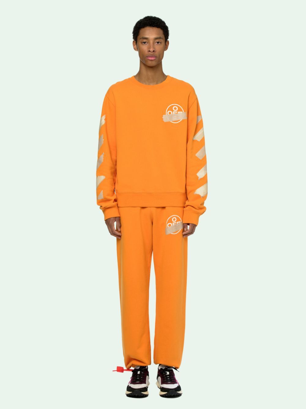 Off-White Orange Tape Arrows Logo Sweatshirt Size US M / EU 48-50 / 2 - 3 Thumbnail