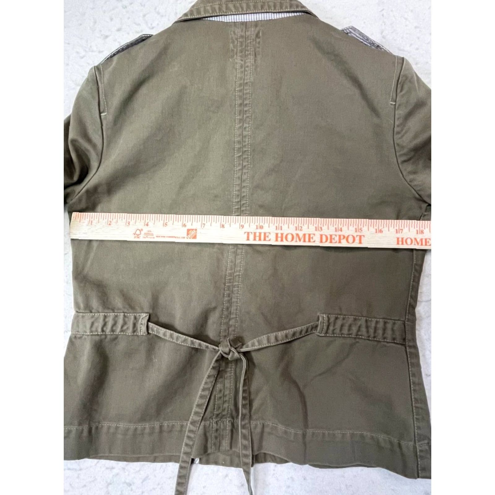 Lucky Brand Lucky Brand Army Green Womens Utility Military Field Jacket Button Up Short Sleeve? Size S / US 4 / IT 40 - 5 Thumbnail