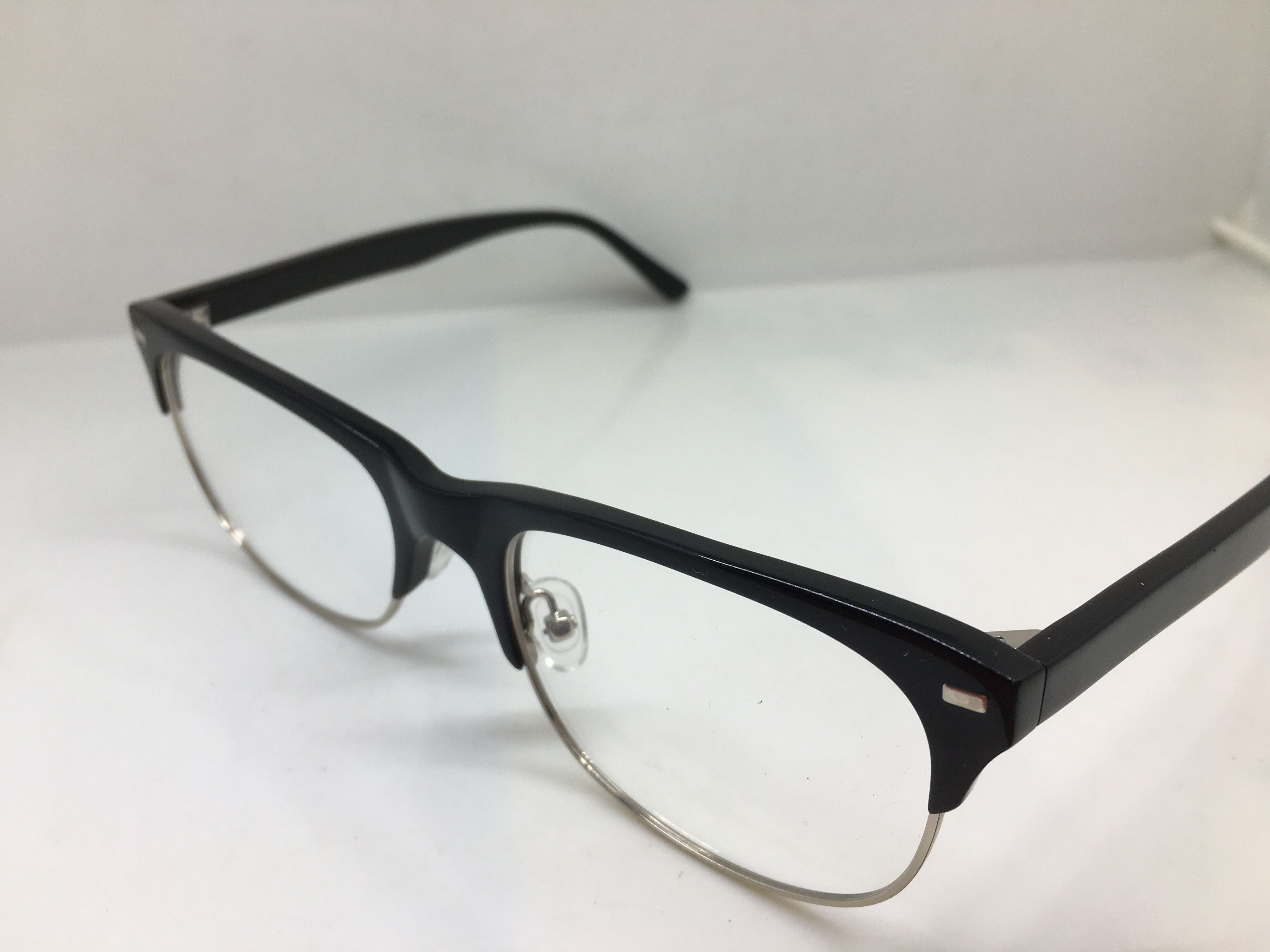 Other Mod Malcolm X Black Silver Eyeglasses Frame Size ONE SIZE - 3 Thumbnail