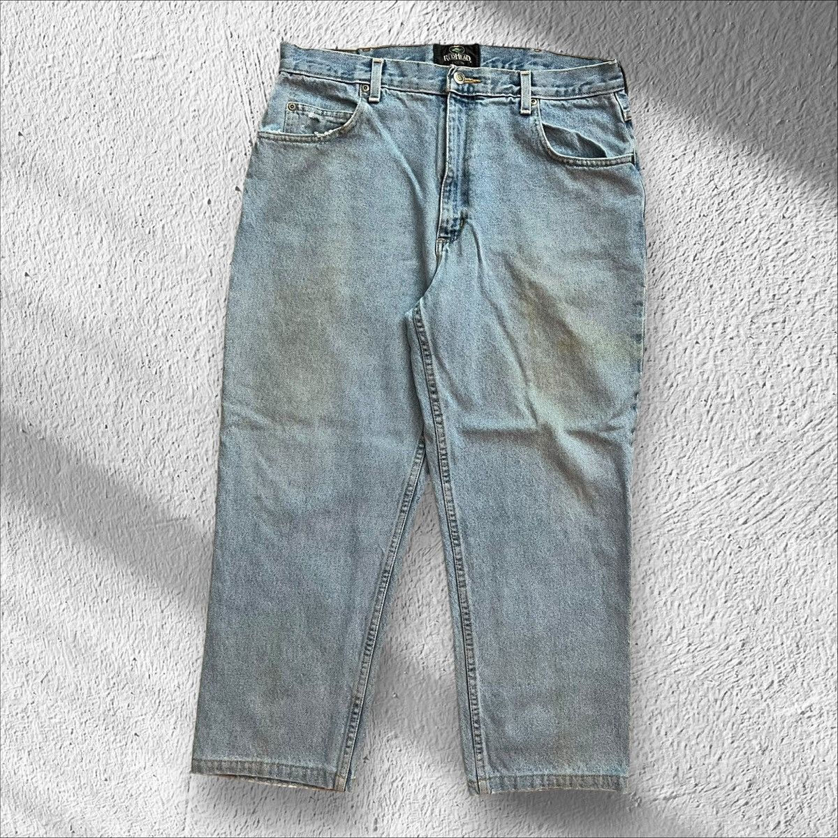 Redhead Vintage 90s Redhead Blue Jeans Straight Leg Denim Size 34x27 Size US 34 / EU 50 - 2 Thumbnail
