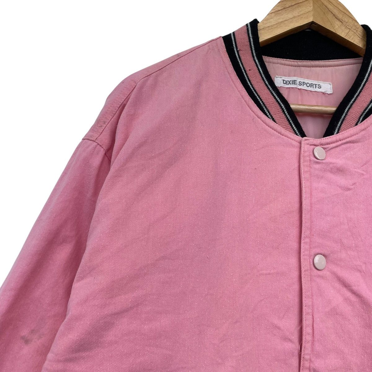 NHL 💥Vintage Japanese Brand Dixie Sport Bomber Hockey Jacket Size M / US 6-8 / IT 42-44 - 4 Thumbnail