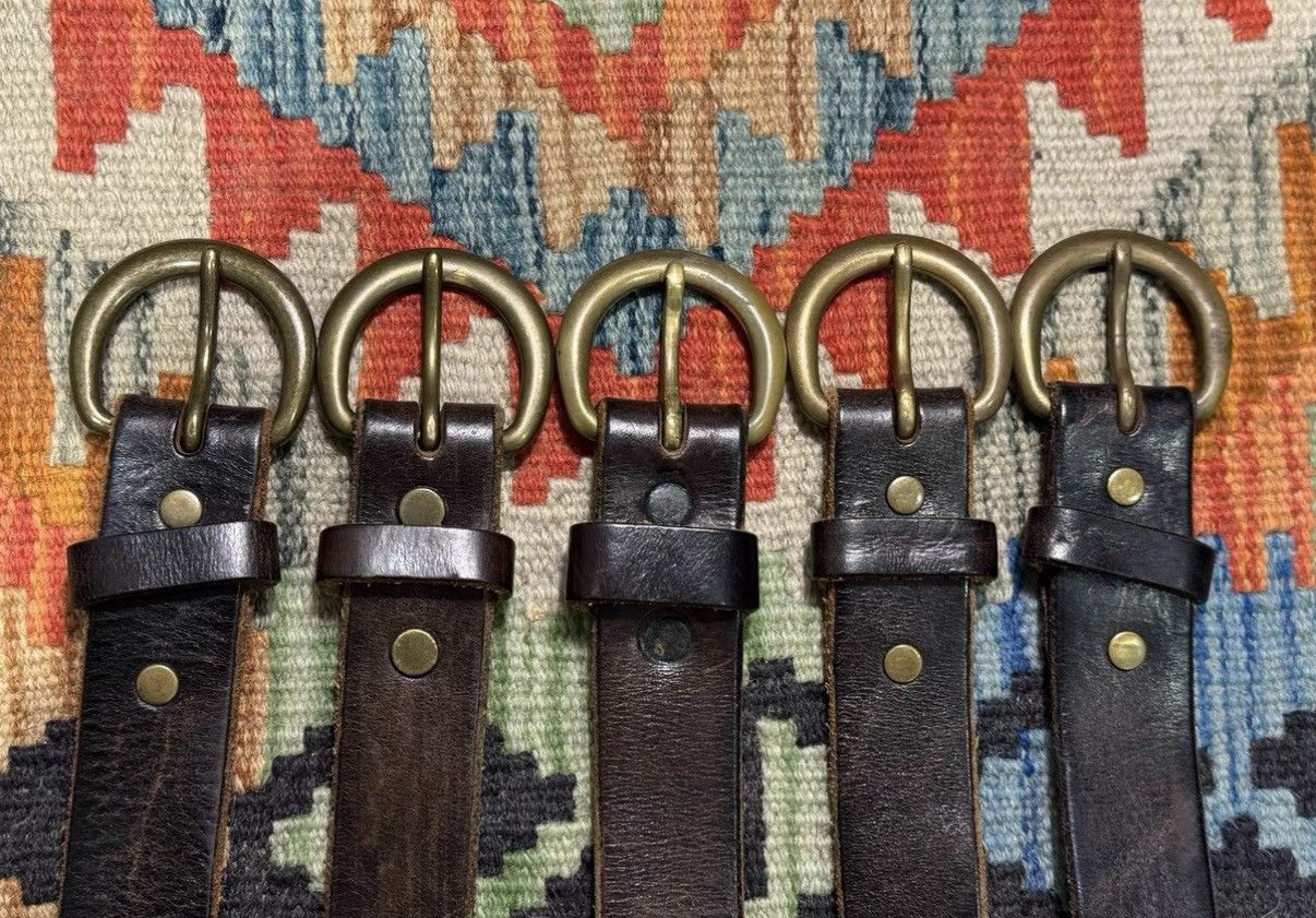 RRL Ralph Lauren RRL Ralph Lauren Double RL Horsebit Belts K22 Size ONE SIZE - 2 Thumbnail