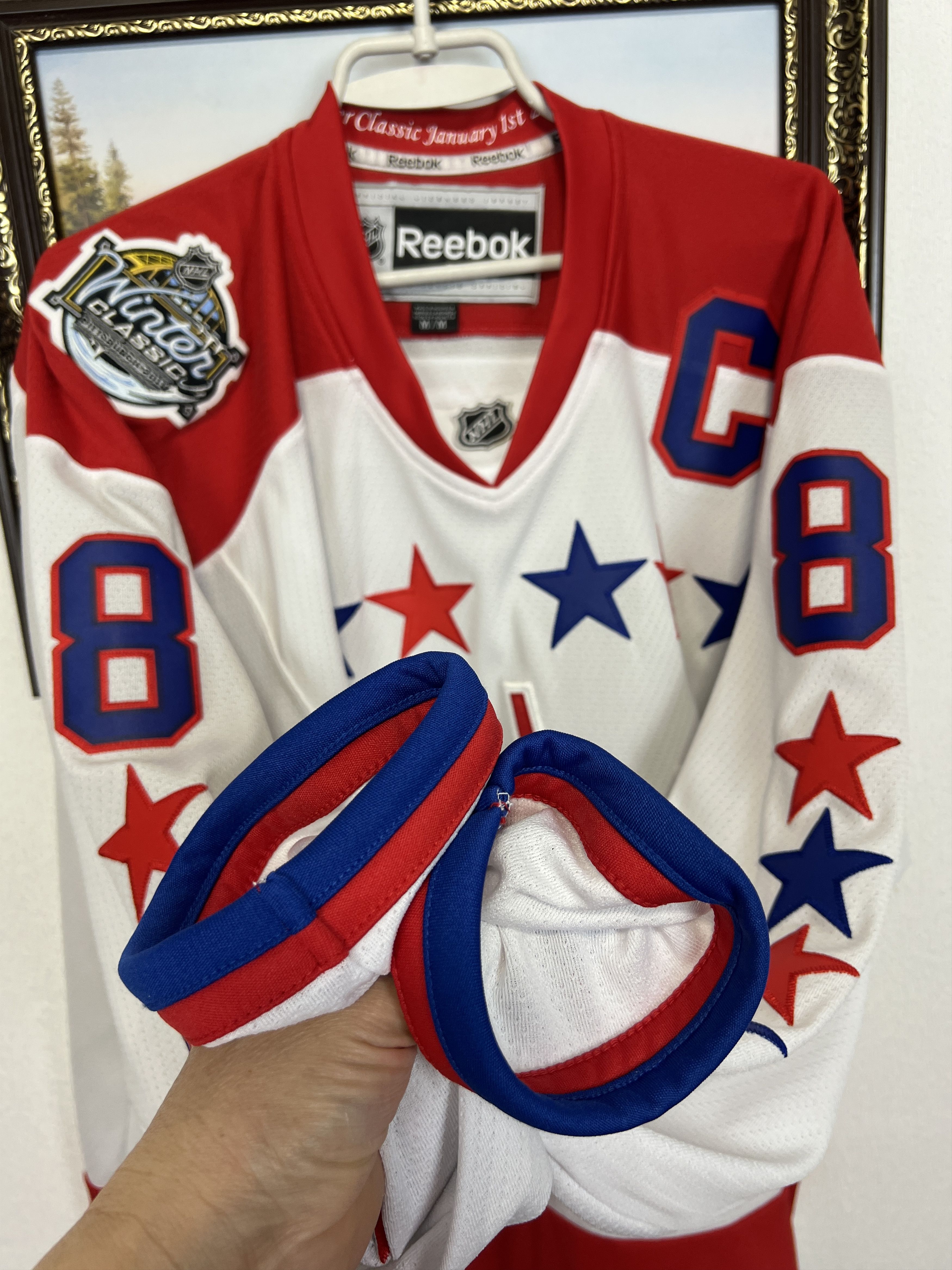 Reebok Backstrom Washington Capitals NHL Hockey Ovechkin Jersey Size US M / EU 48-50 / 2 - 8 Thumbnail