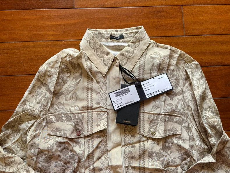 Versace Versace Mulberry silk shirt Size XL / US 12-14 / IT 48-50 - 2 Thumbnail