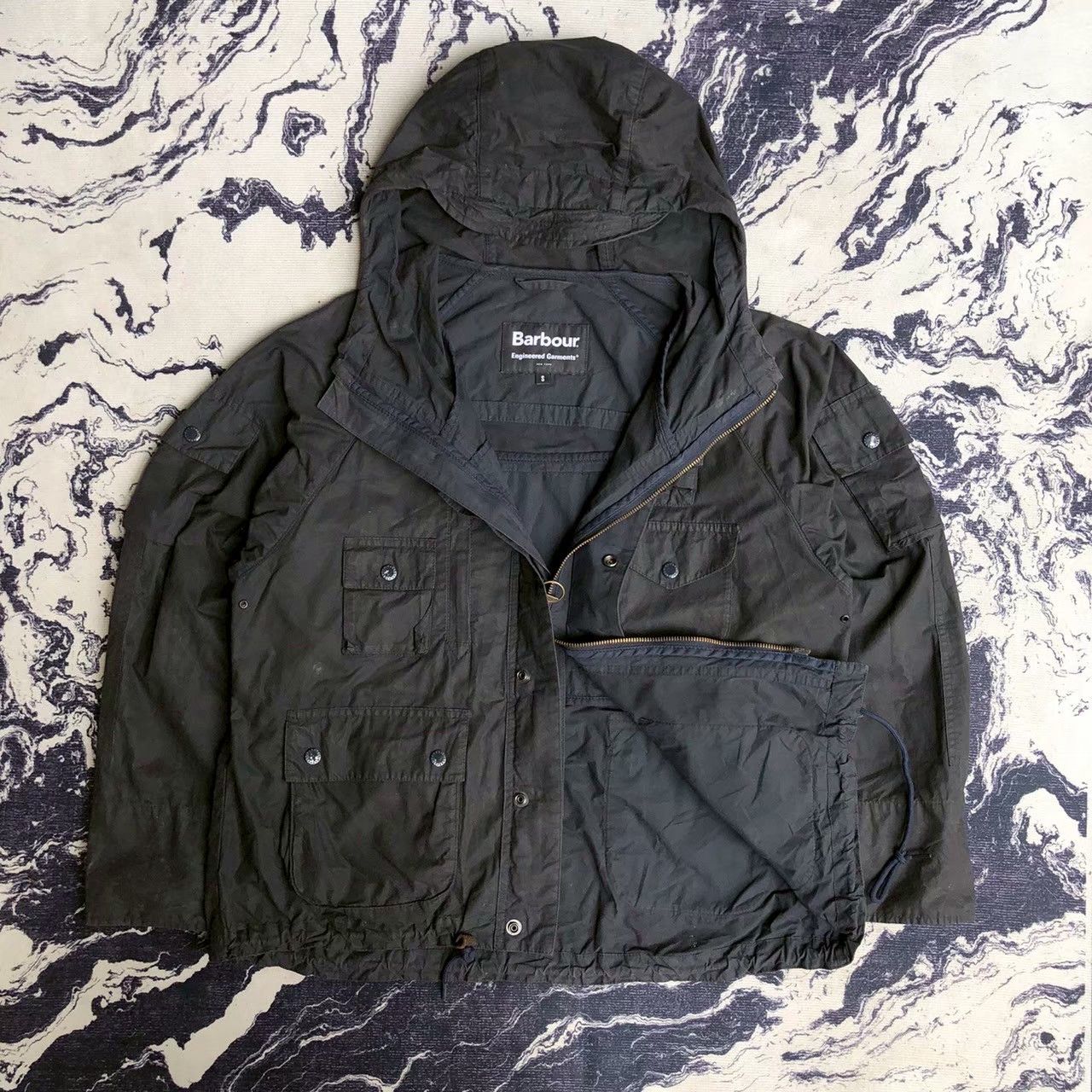Barbour × Engineered Garments Barbour x Engineered Garments Multipocket Waxed Jacket Size US S / EU 44-46 / 1 - 2 Thumbnail