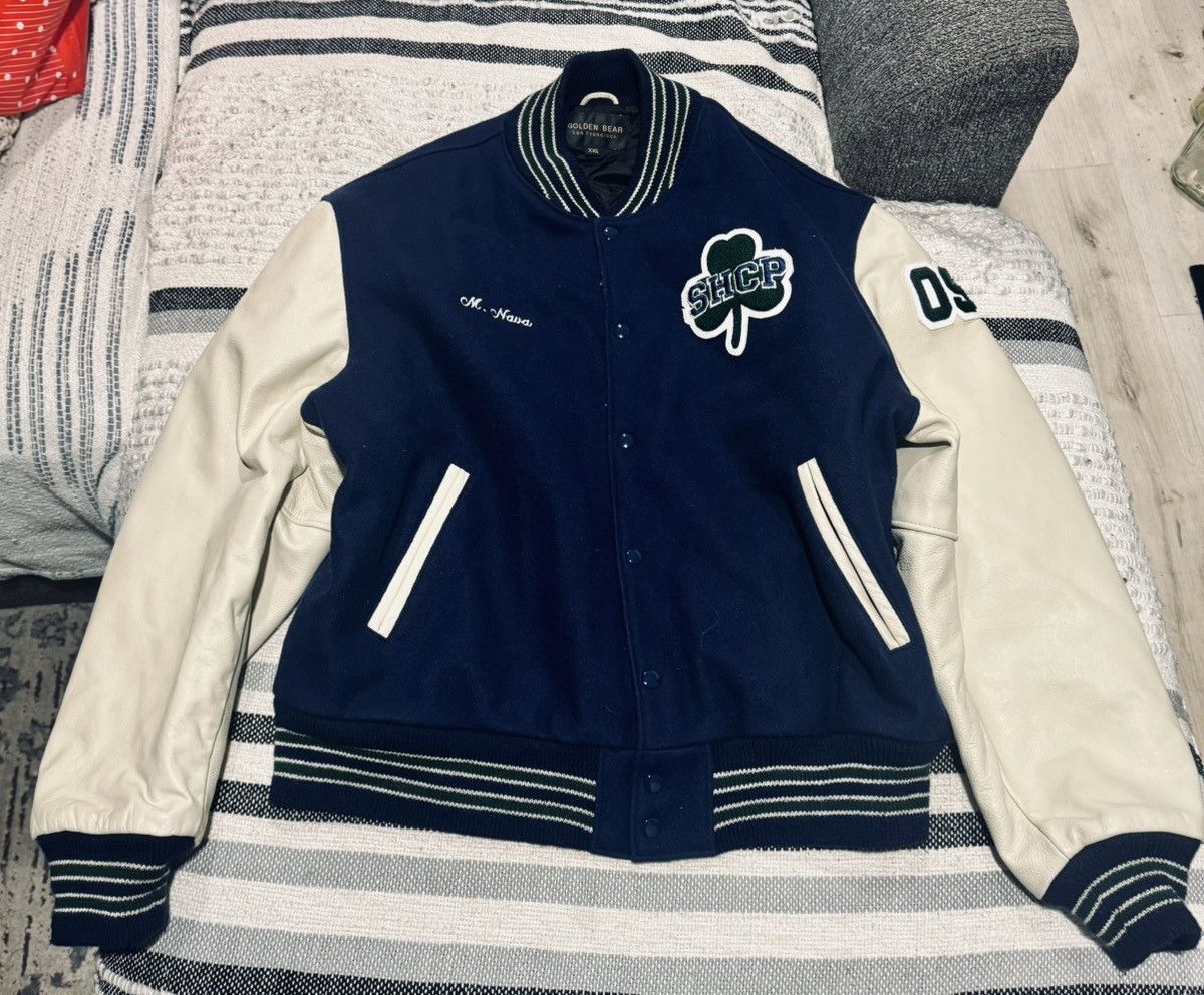 Golden bear varsity jacket xxl