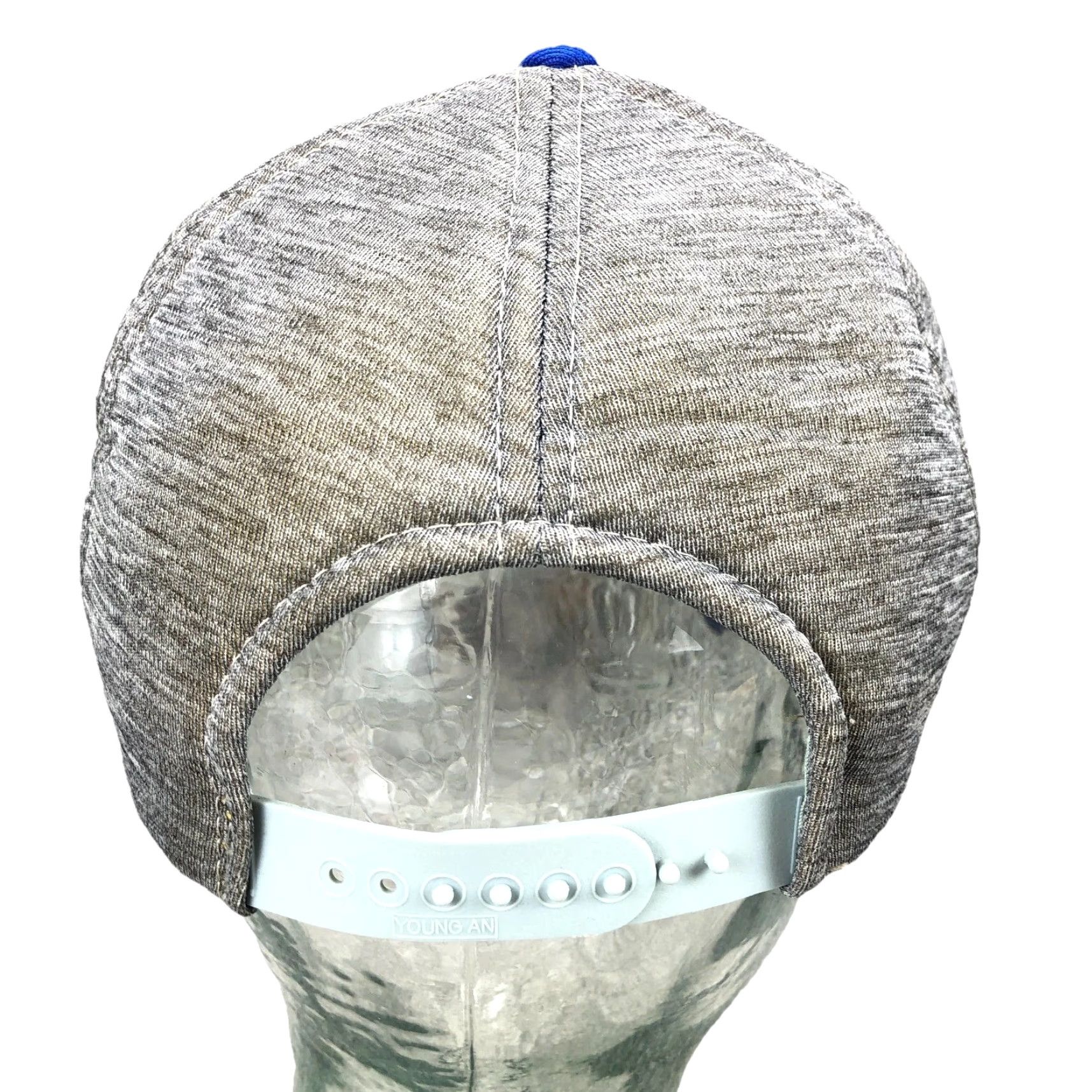 Spell VINTAGE Youngan Trucker Hat Cap 80s 90s Gray Foam Snapback Adjustable Hat Men width Size ONE SIZE - 4 Thumbnail